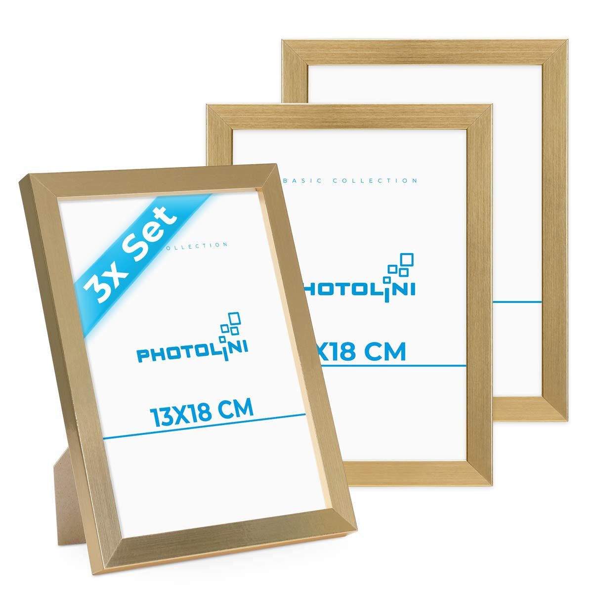 PHOTOLINI Bilderrahmen 3er Set, stabiles MDF-Holz, günstig online kaufen