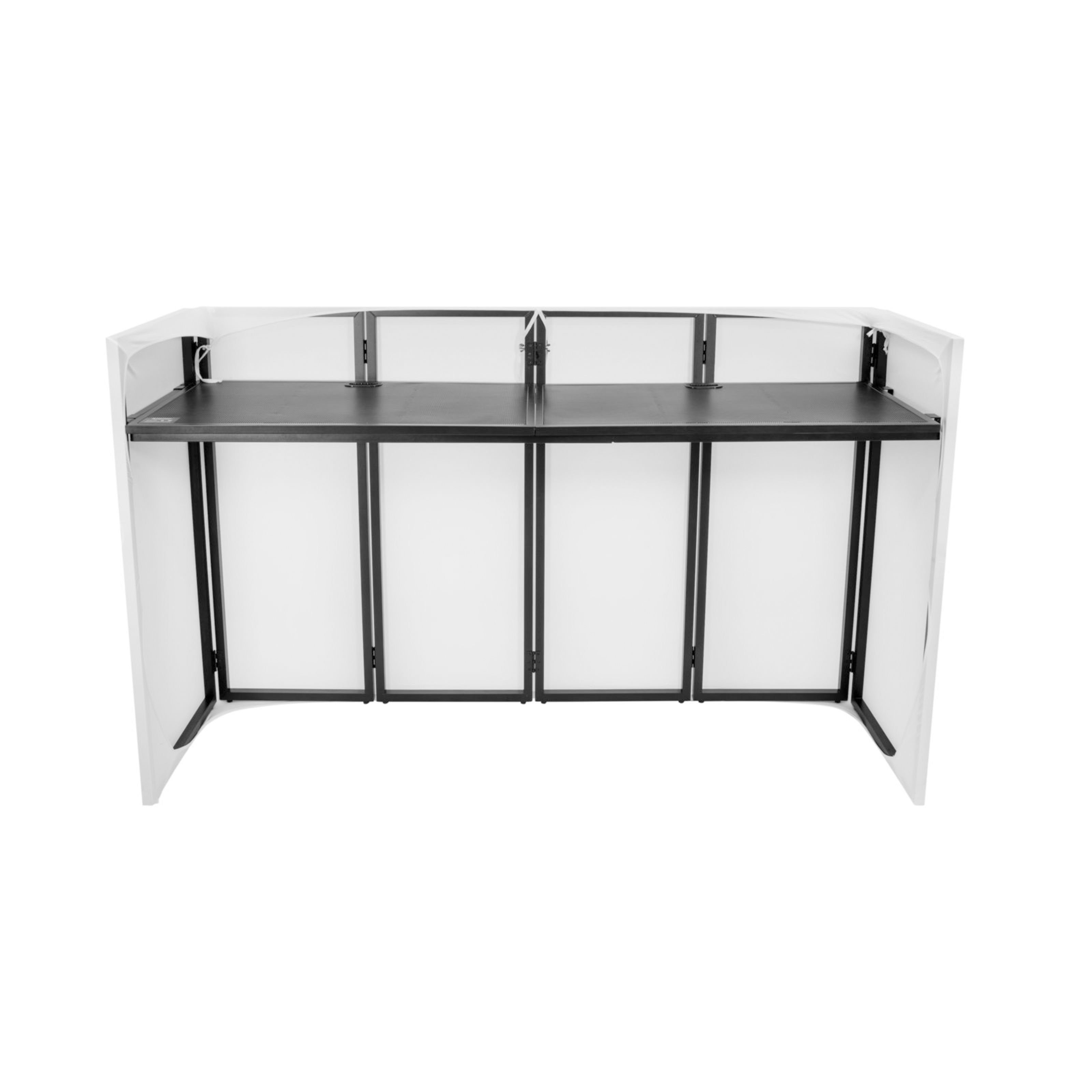 Omnitronic Keyboardständer, (DJ-Möbel, DJ-Tische), Large Mobile DJ-Stand incl. Cover - DJ Tisch