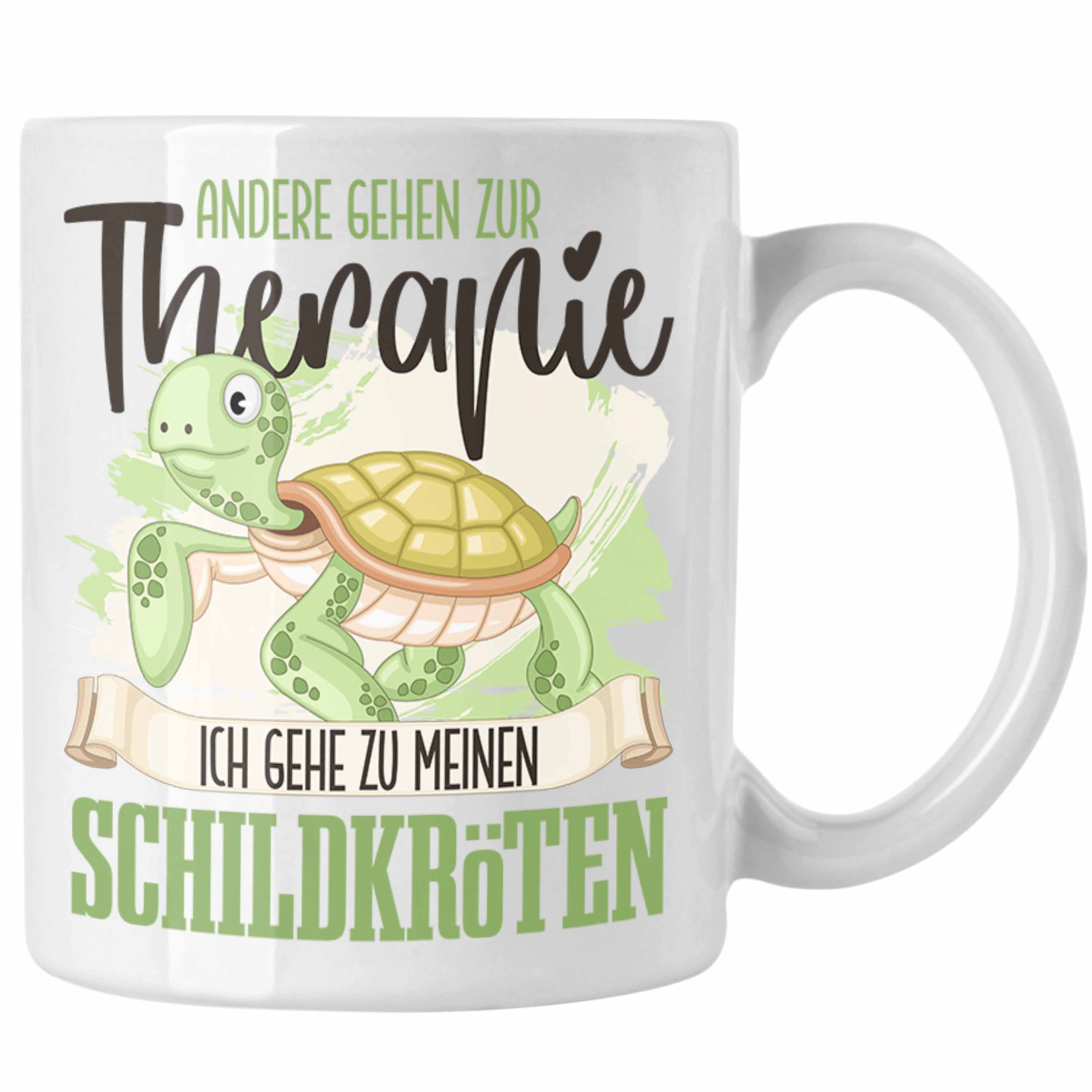 Trendation Tasse Trendation - Schildkröten Tasse Geschenk für Schildkröten Besitzer The Weiss