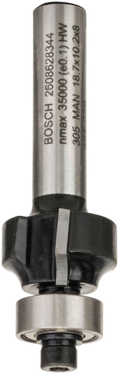 Bosch Professional Abrundfräser, Radius 3 mm, Nutzlänge: 10,2 mm
