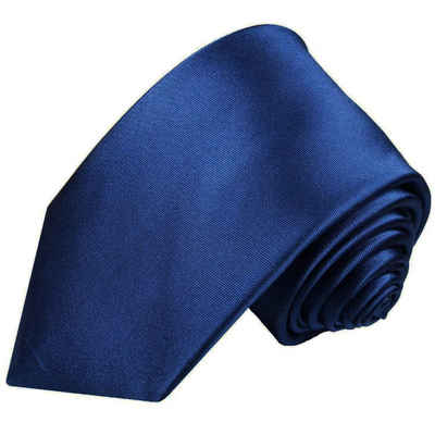 Paul Malone Krawatte für Herren Uni Krawatte navy blau