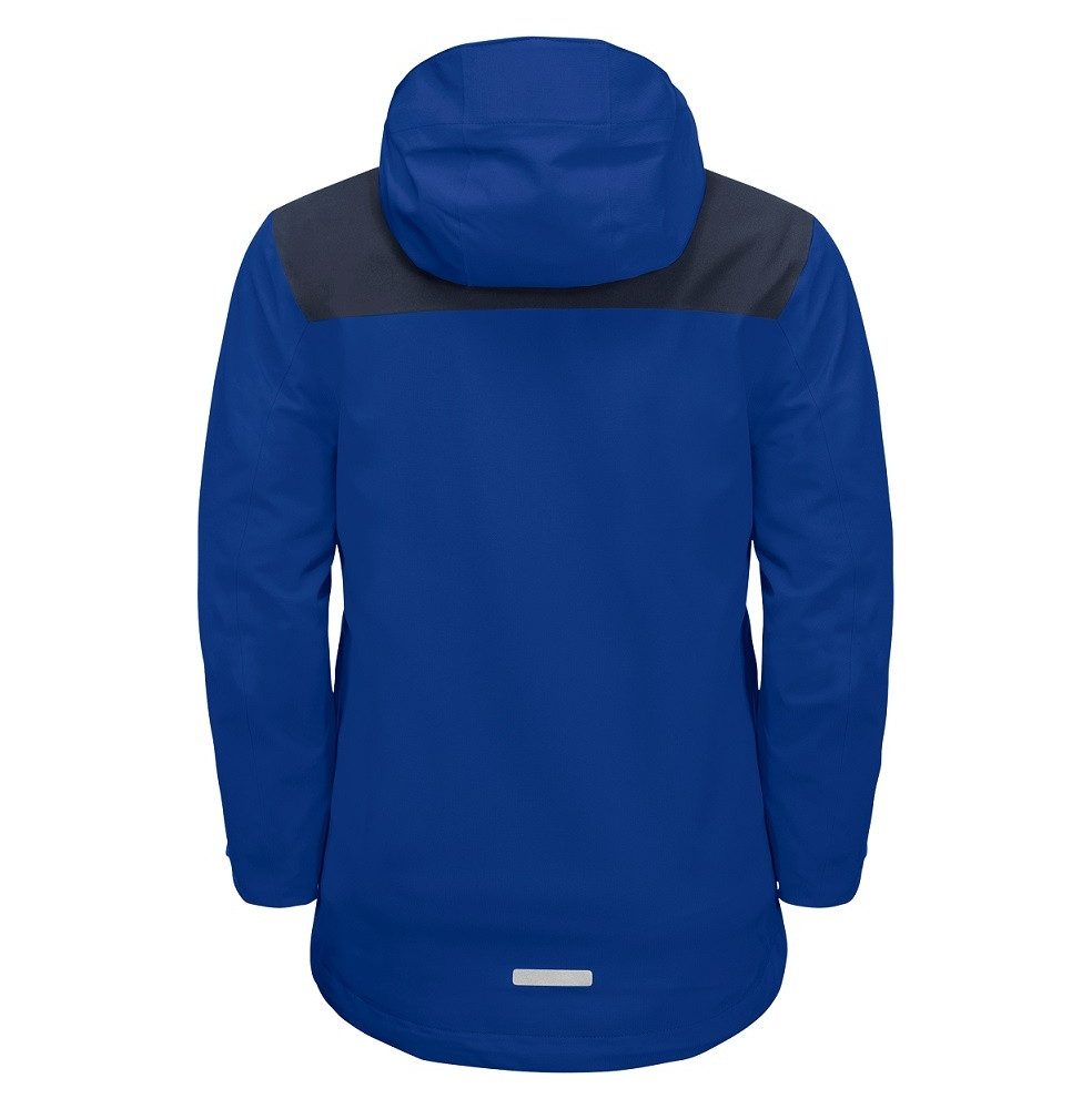 Jack Wolfskin Winterjacke Snowfrost 3in1 (wasser- und winddicht, warme Fleece-Innenjacke) blau