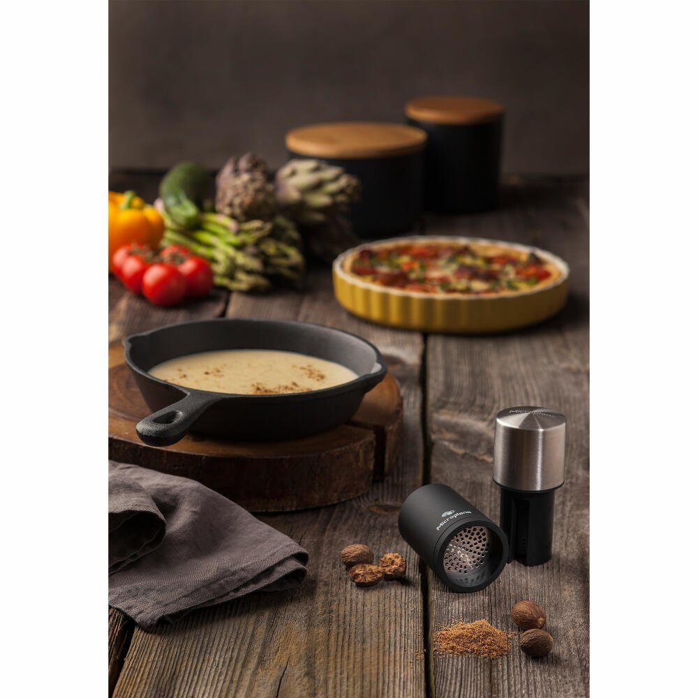 Microplane Muskatmühle Muskatmühle 2-in-1 Edelstahl