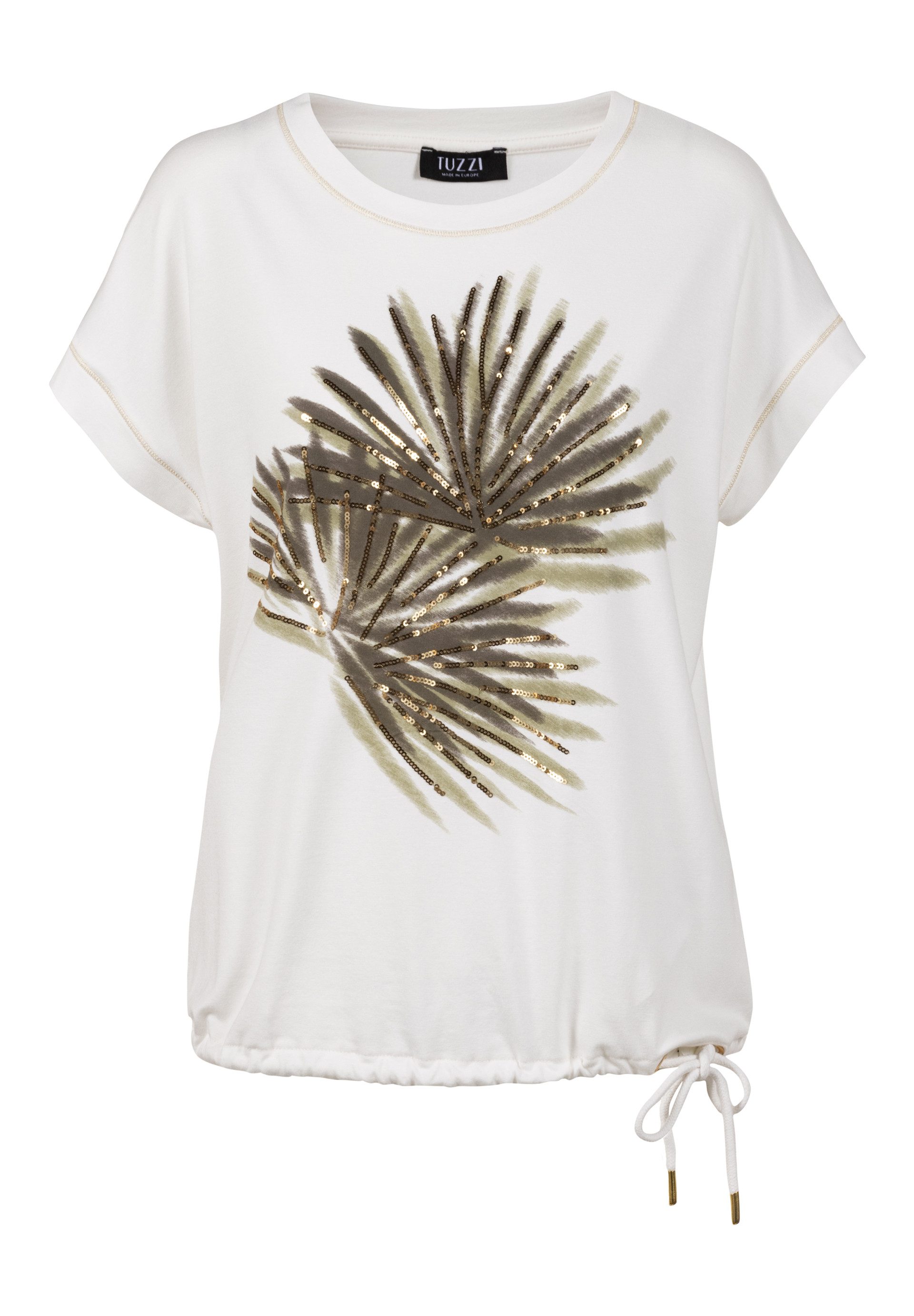 TUZZI T-Shirt Shirt ALOE THERE! mit Tunnelzug