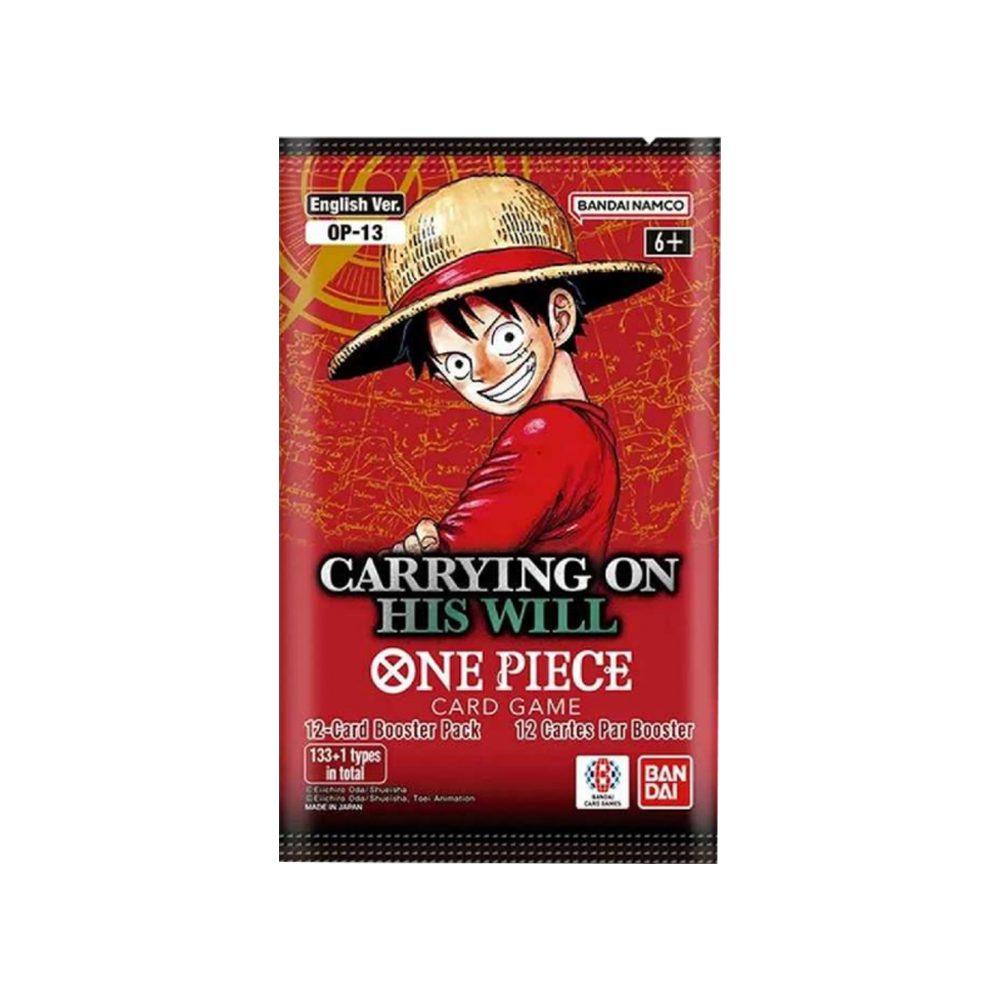Bandai Sammelkarte One Piece Carrying On His Will Booster OP13 Englisch