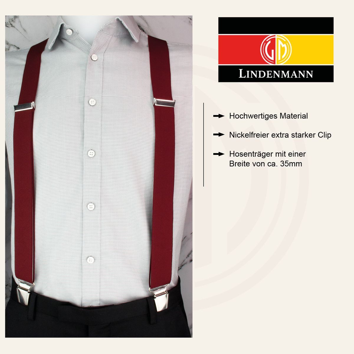 LINDENMANN Hosenträger