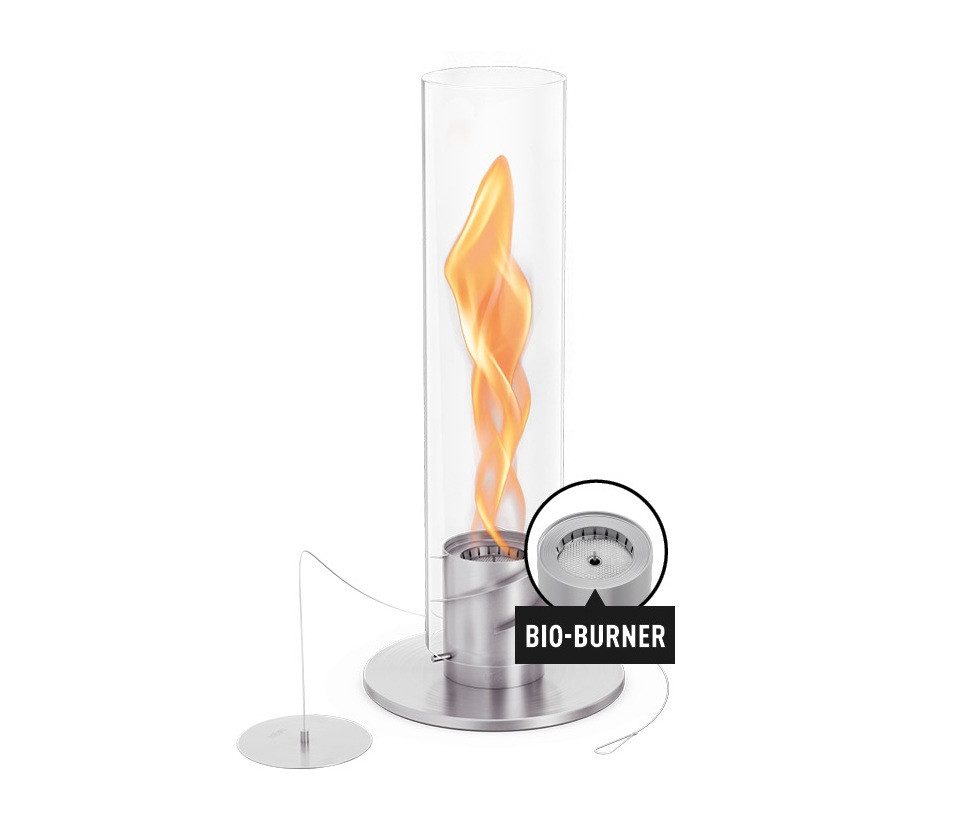 höfats Tischfeuer SPIN 900, 1200, 1500 (wärmender Tischkamin für Indoor und Outdoor, NEUES Modell mit verlängerter Brenndauer), innovative Brennertechnologie