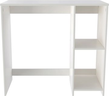 INOSIGN Schreibtisch BAKAR, Laptoptisch, Computertisch, 2 offene Fächer, platzsparend, Breite/Höhe 40x80 cm