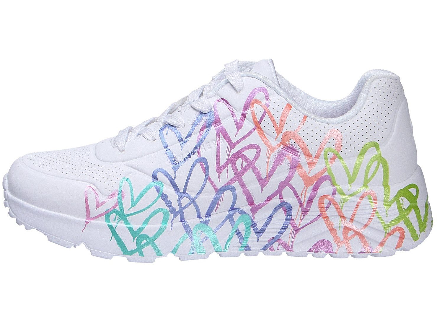 Skechers Skechers Mädchen Halbschuh UNO weiß Größe Schnürschuh