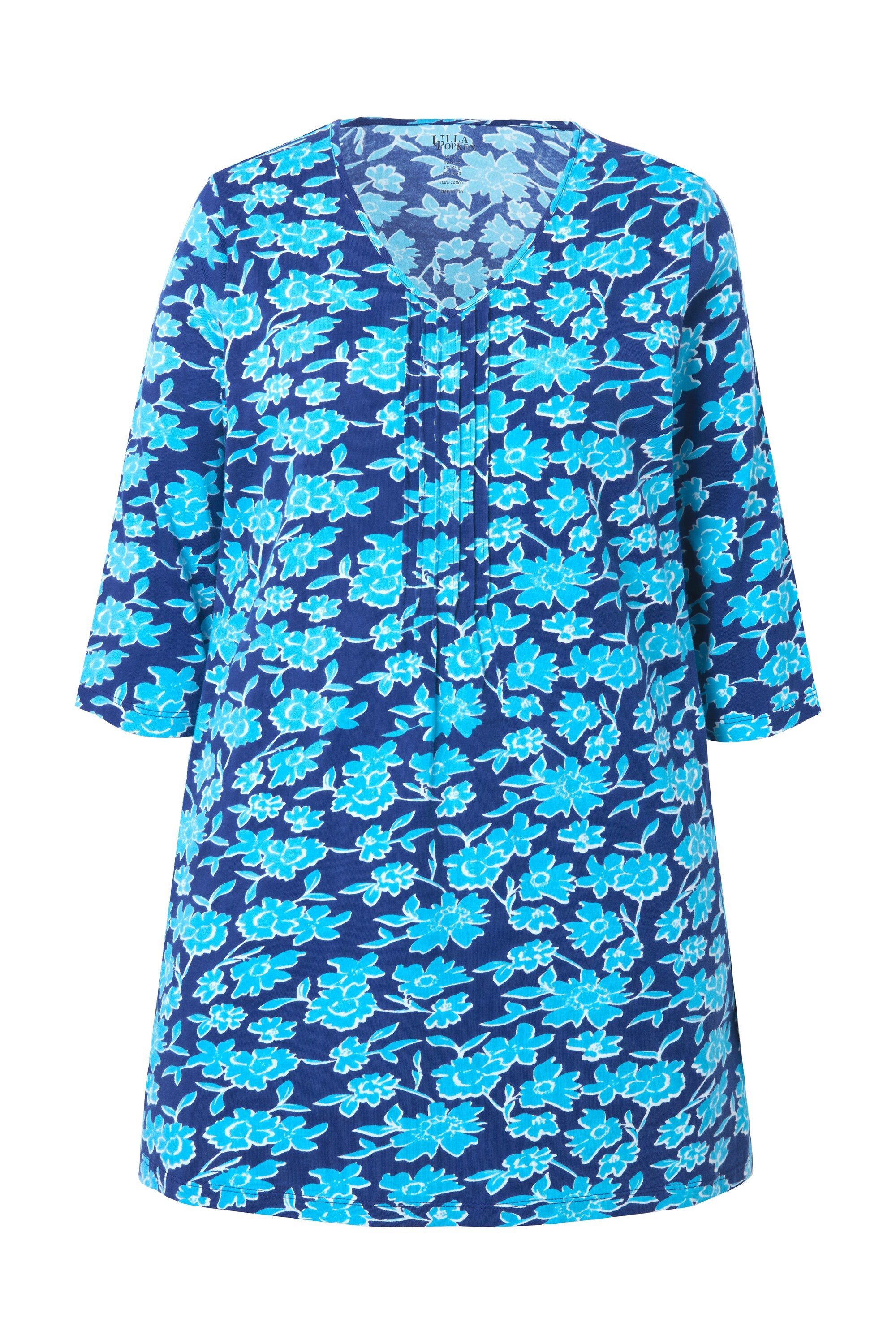 Ulla Popken Longshirt Longshirt Biesen A-Linie günstig online kaufen