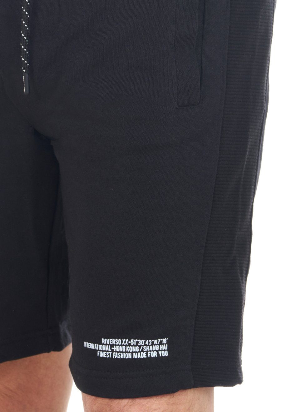 riverso Sweatshorts Herren Sportshorts RIVBlake Regular Fit Bermudashort mit Kordelzug – Bild 4 von 5