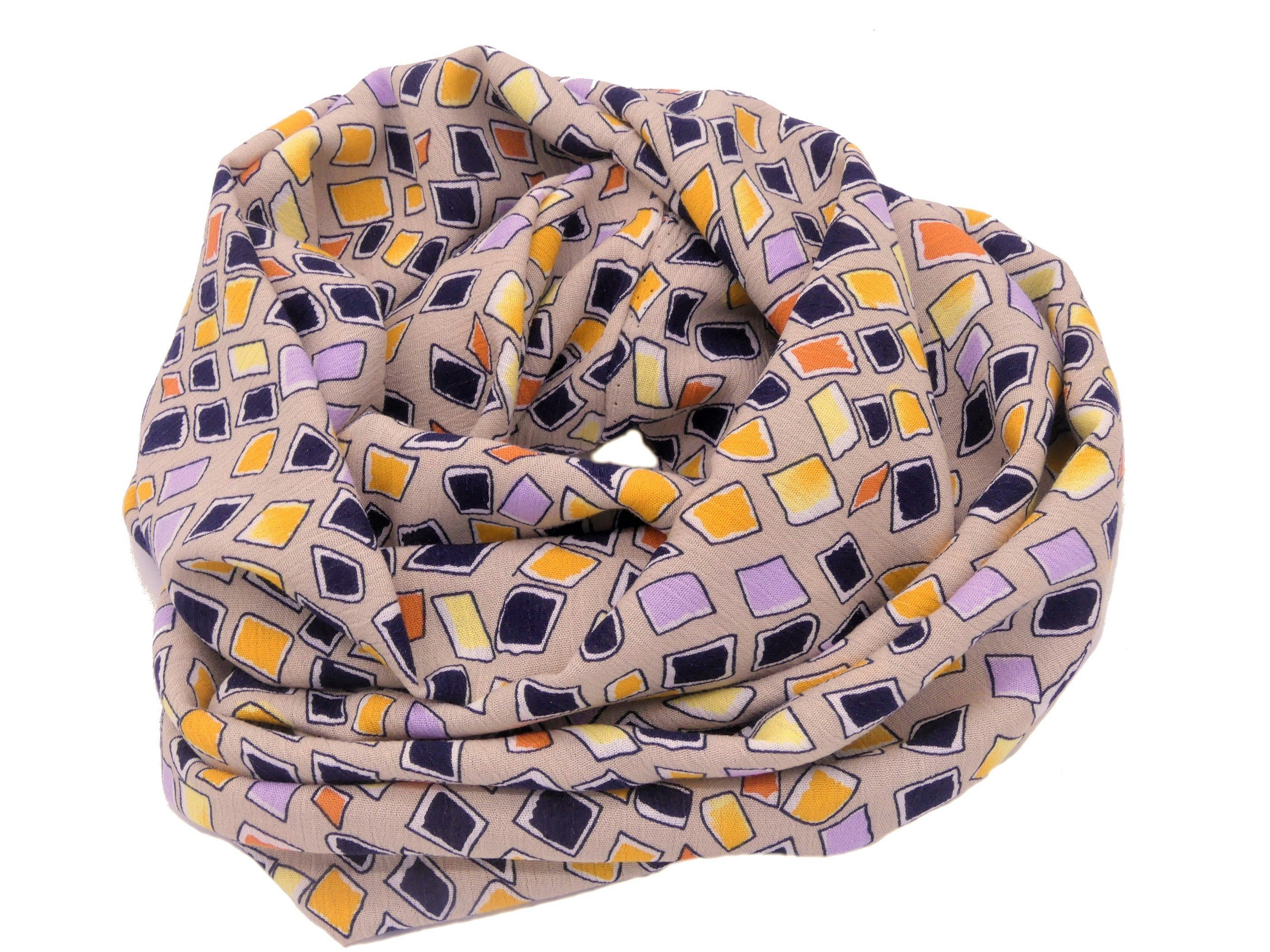 Amy too Loop Contessa, (1-St), frische Farben ca. 130 x 28 cm, rundum Muster