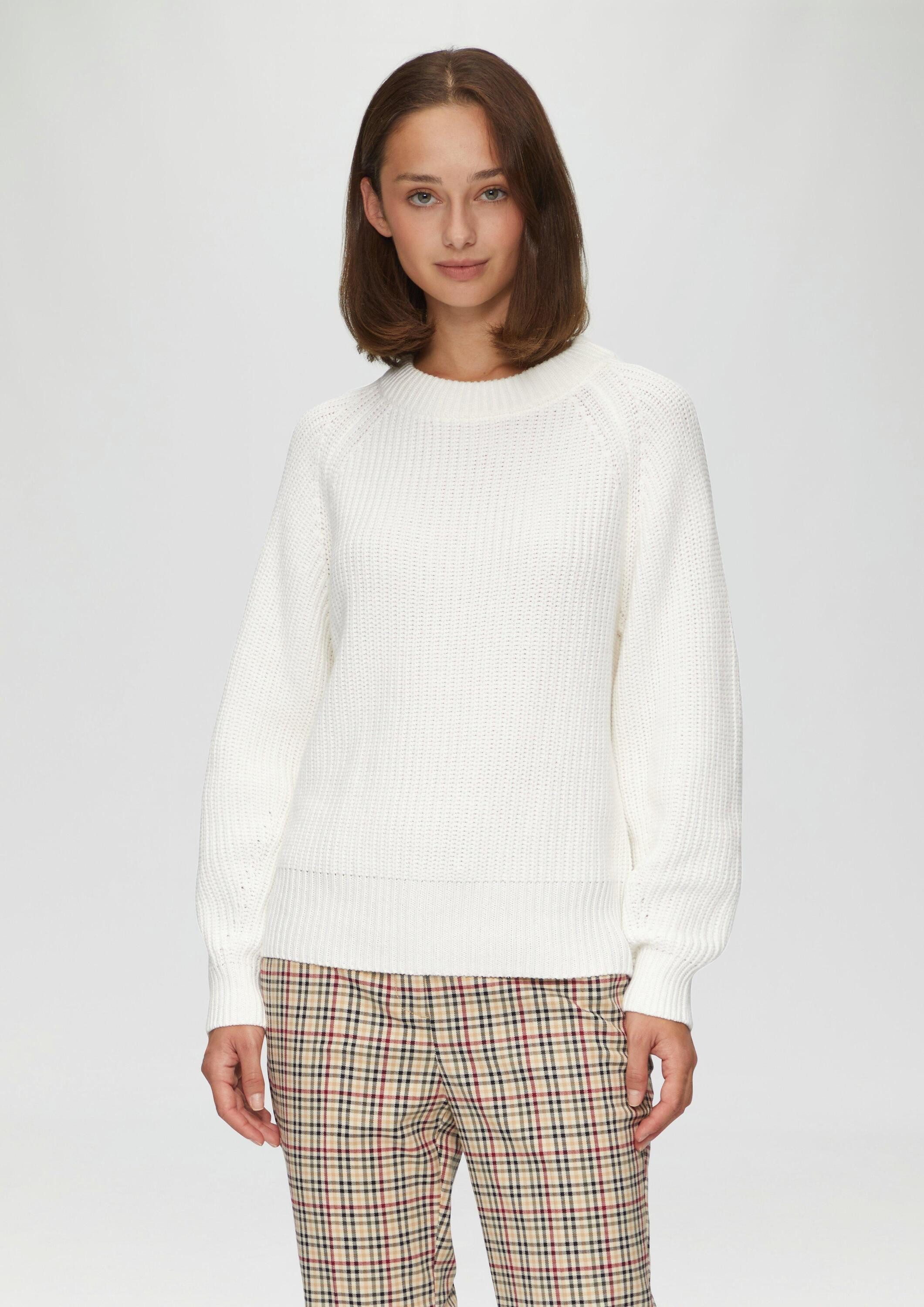 s.Oliver Longpullover Strickpullover Strickpullover mit Raglanärmeln günstig online kaufen