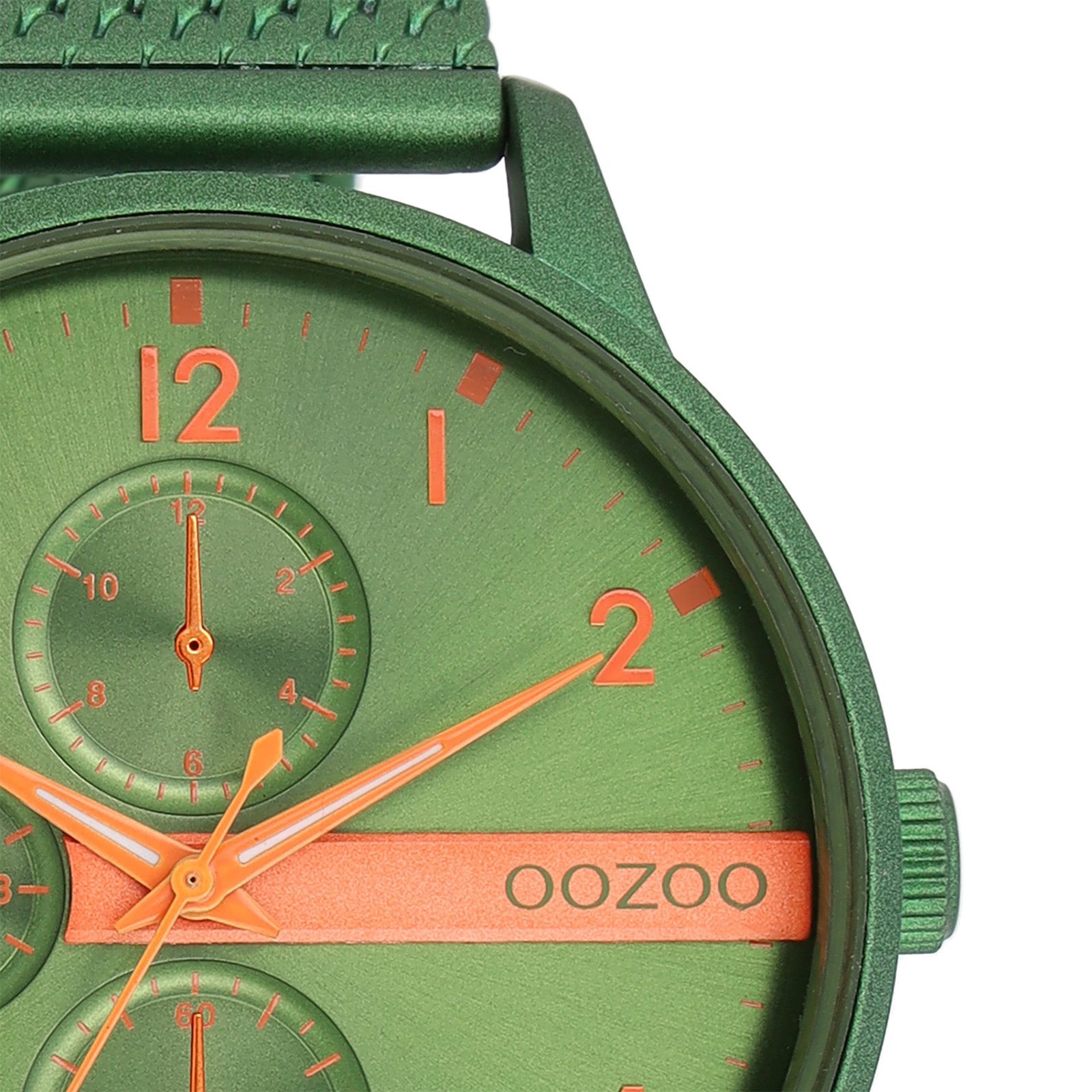 OOZOO Quarzuhr Oozoo Herren Armbanduhr Timepieces Analog, (Analoguhr), Herrenuhr rund, groß (ca. 45mm) Metallarmband, Fashion-Style