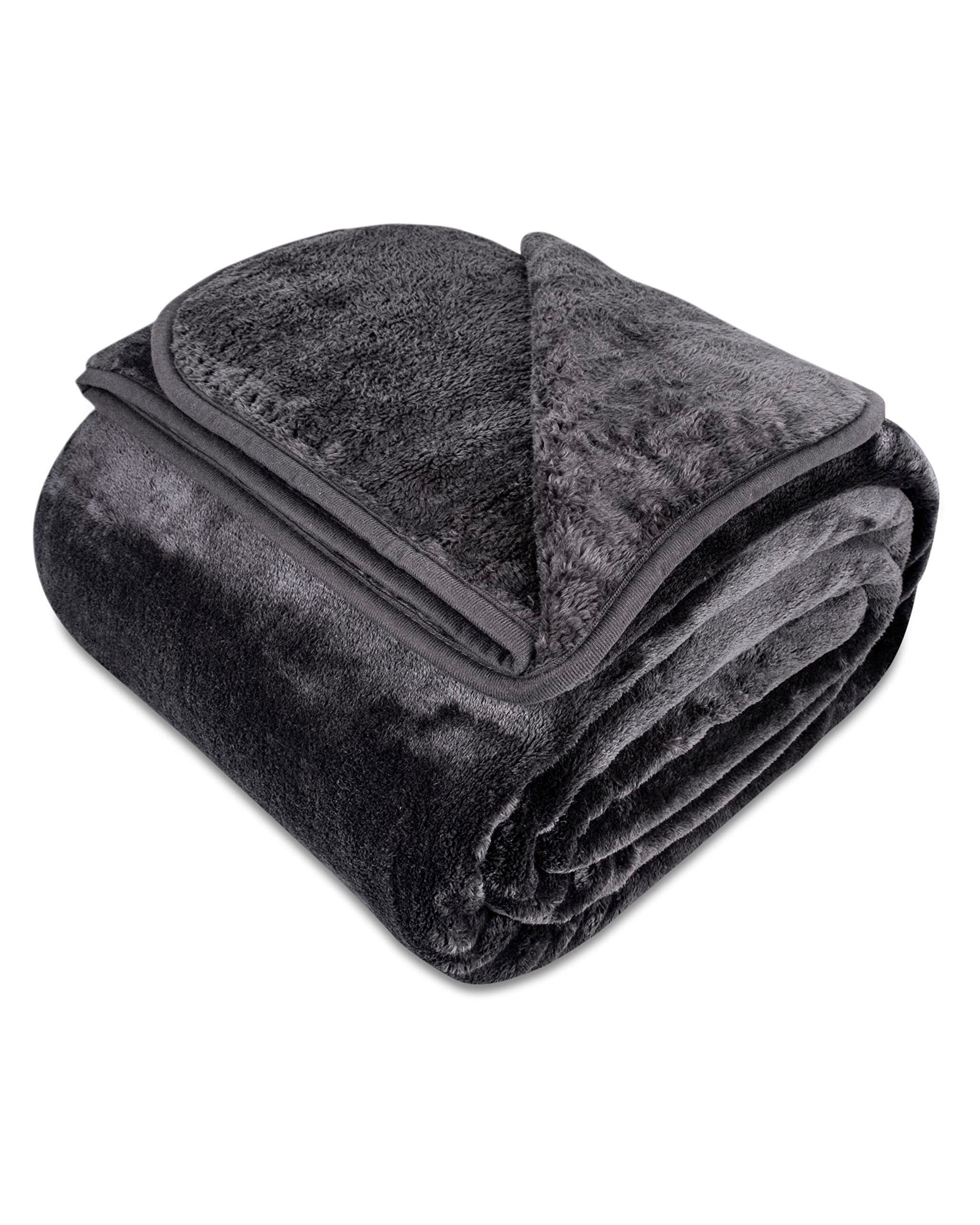 Wohndecke Cashmere-Feeling Kuscheldecke super weich & flauschig – Fleecedecke