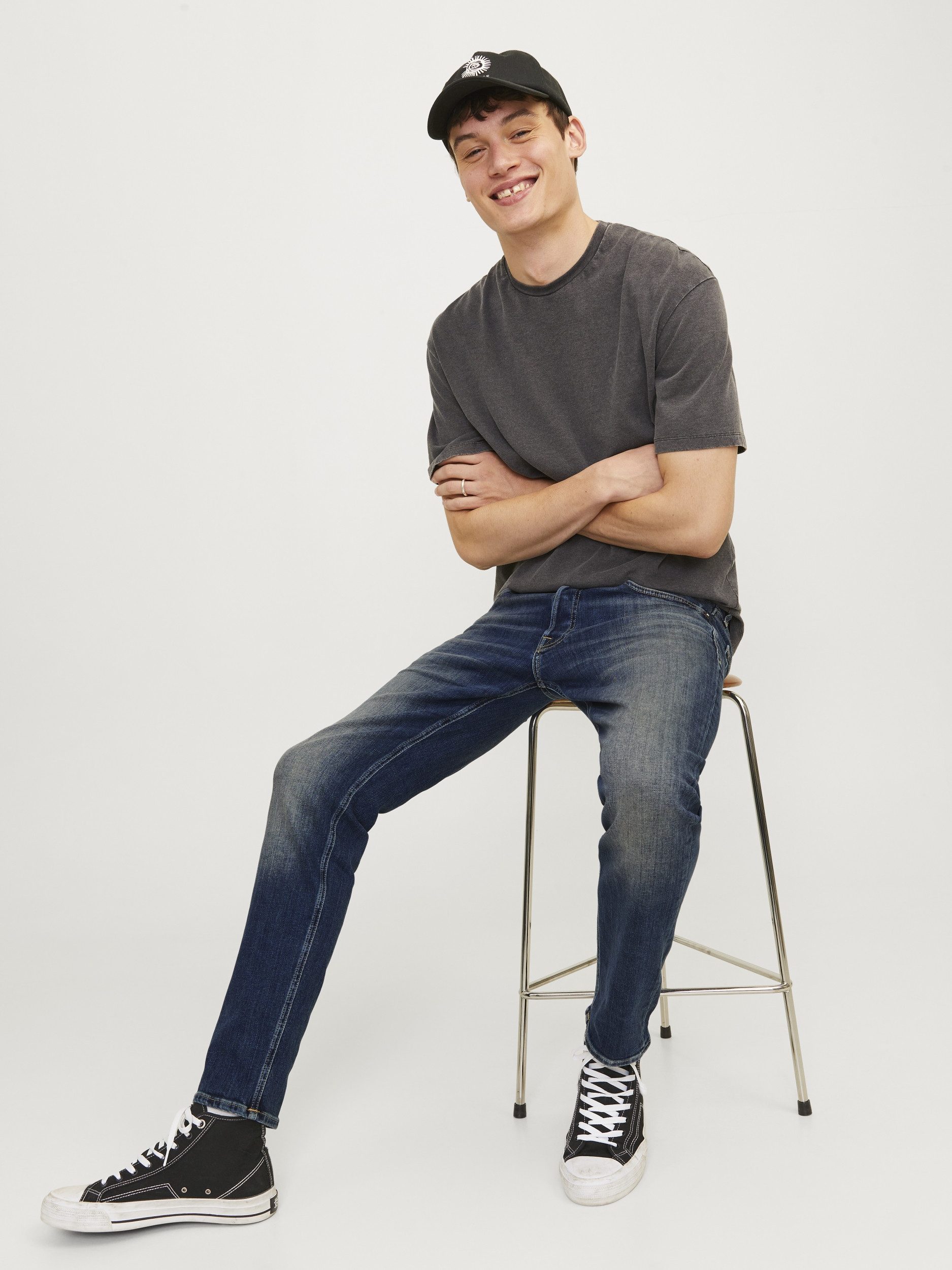 Jack & Jones 5-Pocket-Jeans Tapered-Fit Jeans Mike - Tapered Fit