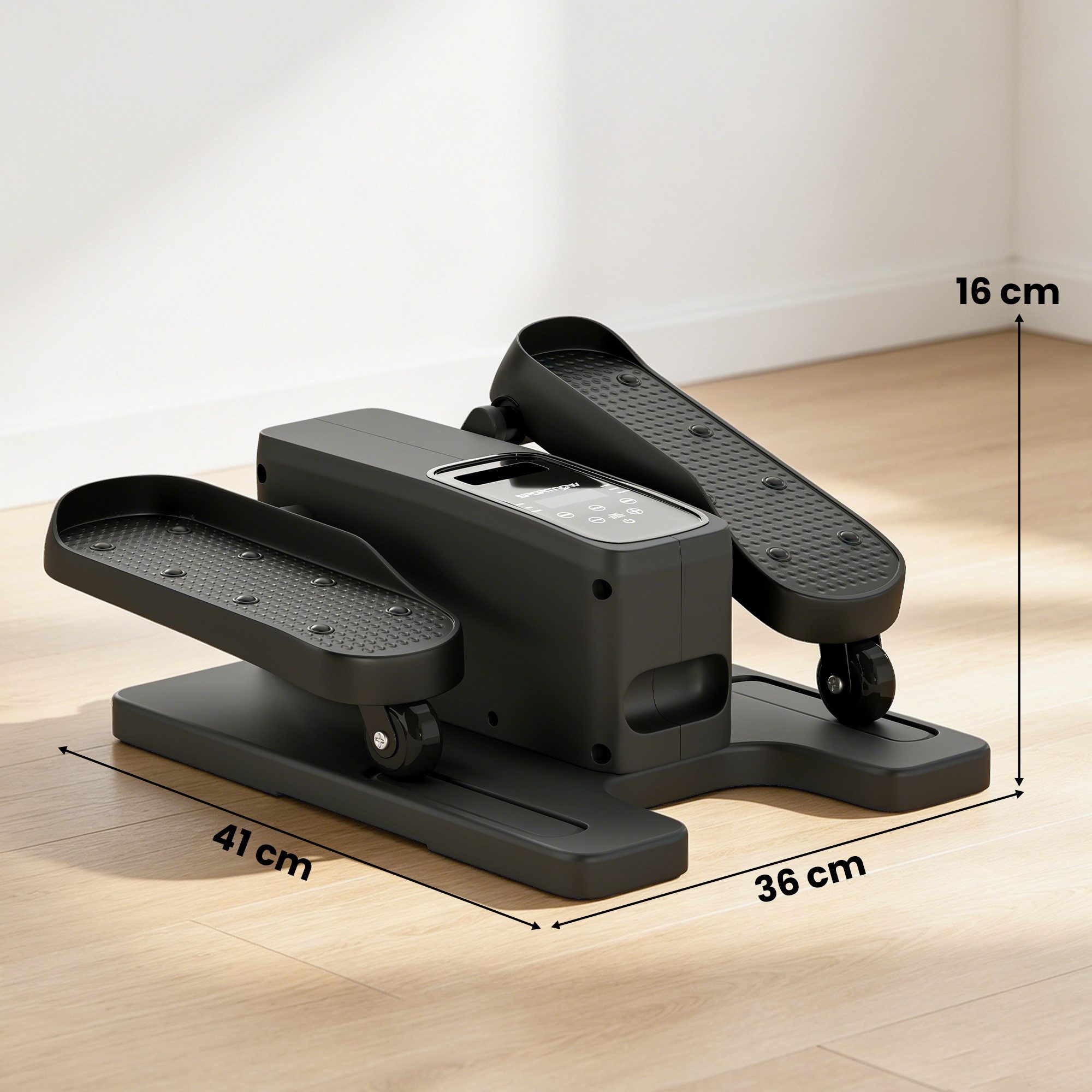 SPORTNOW Ellipsentrainer Mini Elektrischer Untertisch Crosstrainer (Pedaltrainer, 1-tlg., Untertisch Crosstrainer), für Senioren Büro