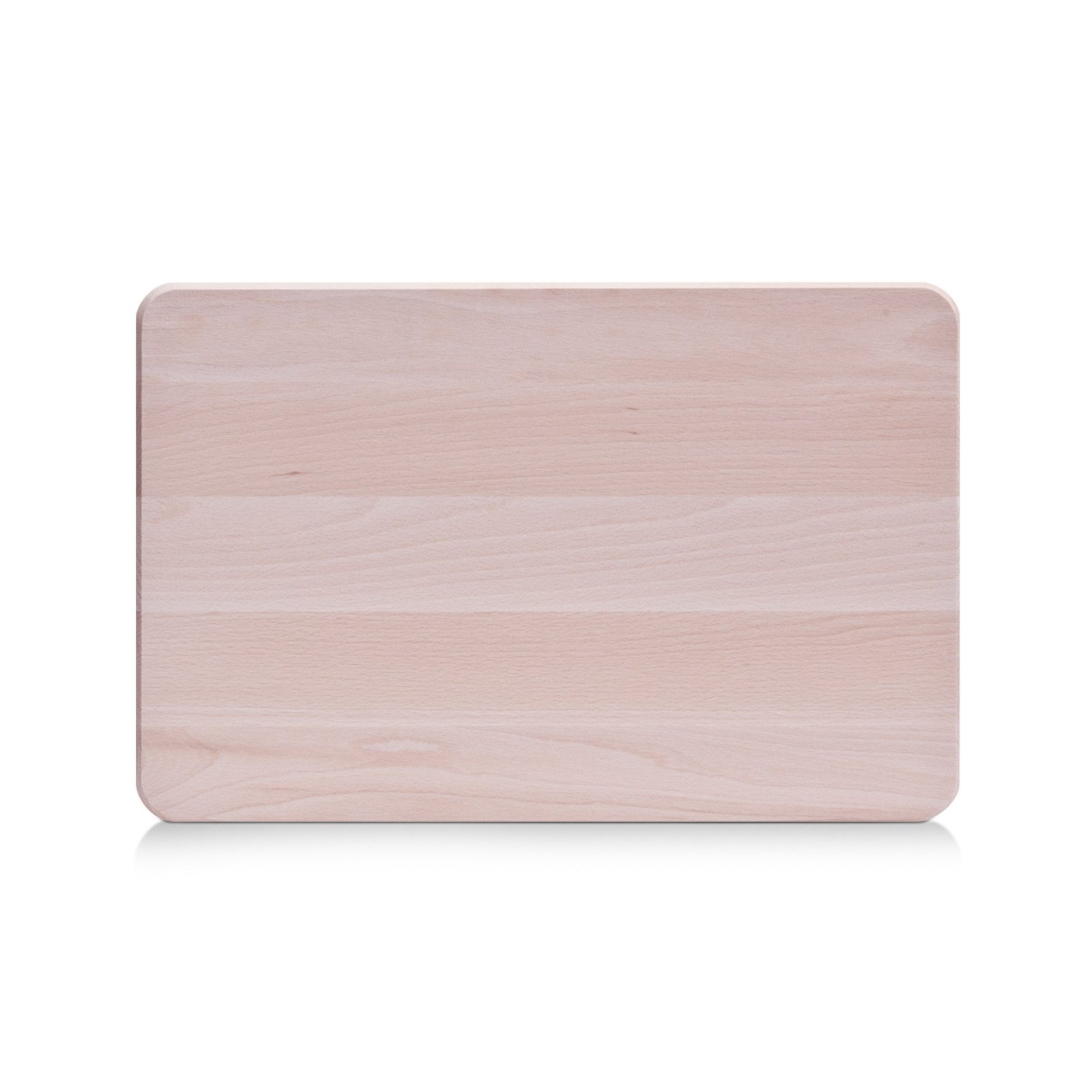 Zeller Present Schneidebrett Schneidebrett eckig Buche 35 x 23 cm, Holz, (Stück, 1-St), Schneidunterlage Servierbrett Holzbrett