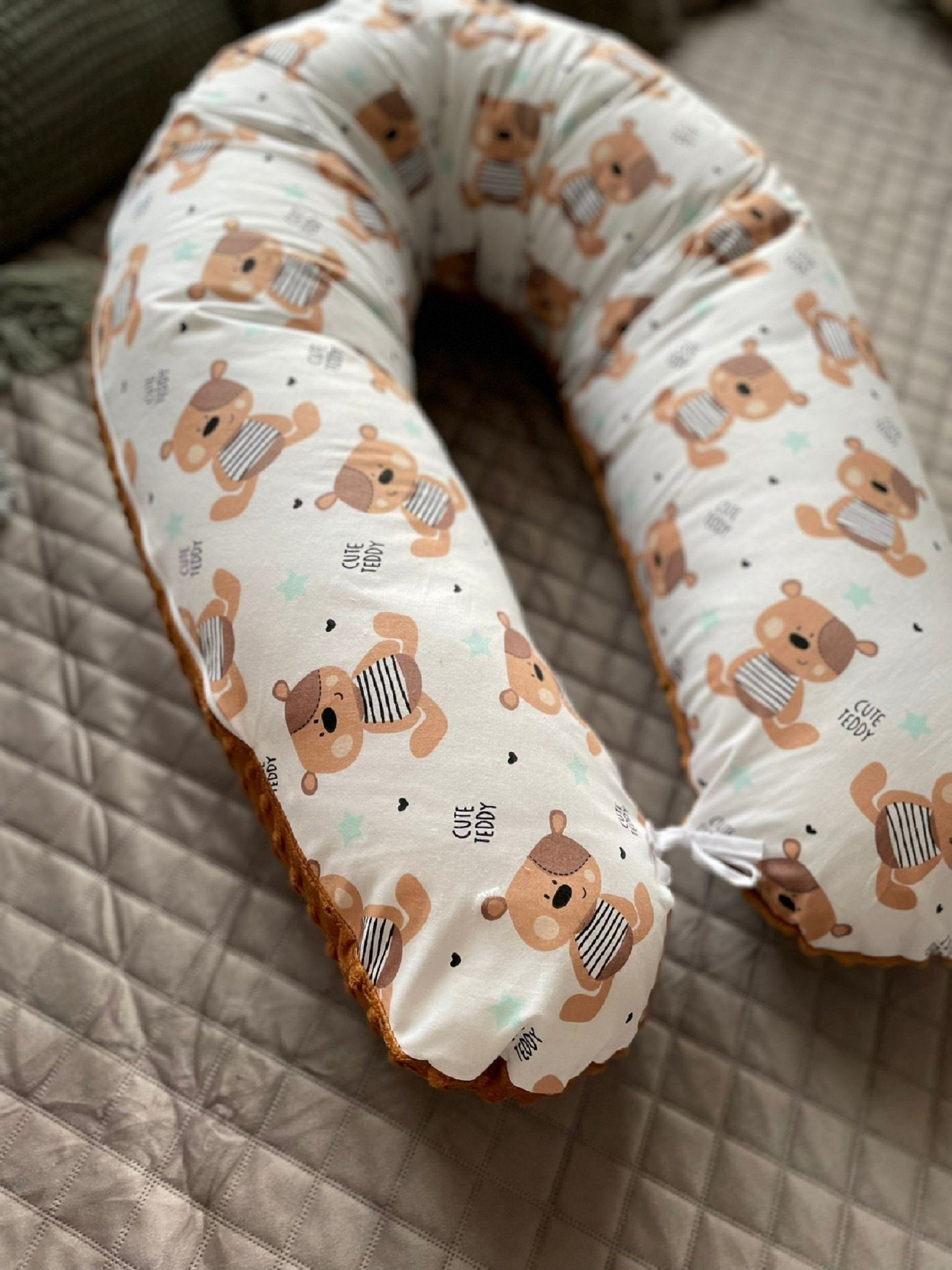 Loolay Stillkissen Waffelpique MINKY Seitenschläferkissen Schwangerschaftsk günstig online kaufen