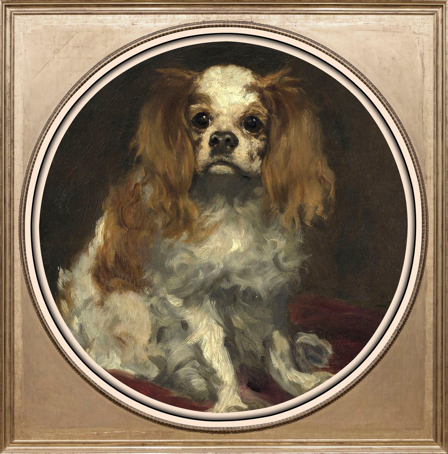 queence Hund Acrylglasbild