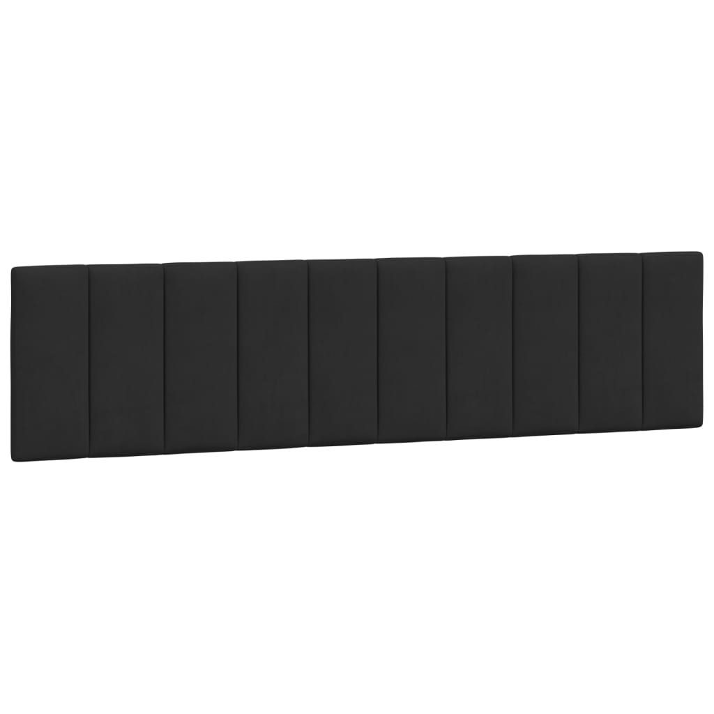 vidaXL Kopfteil, Bett Kopfteil-Kissen Schwarz 200 cm Samt