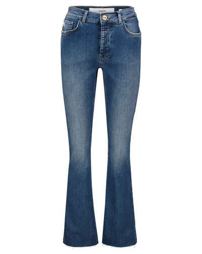 Goldgarn 5-Pocket-Jeans Damen Jeans LINDENHOF I FLARE 7/8-Länge (1-tlg)