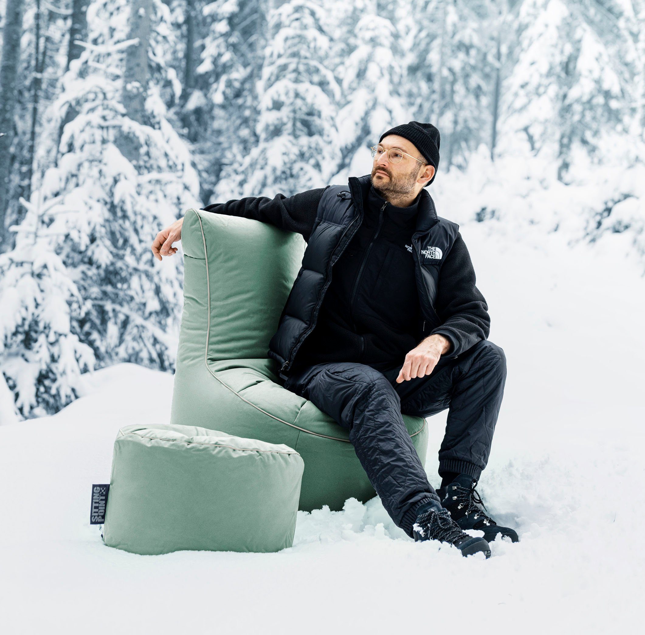 Sitting Point Hocker DotCom Scuba 60 l Eukalyptus günstig online kaufen