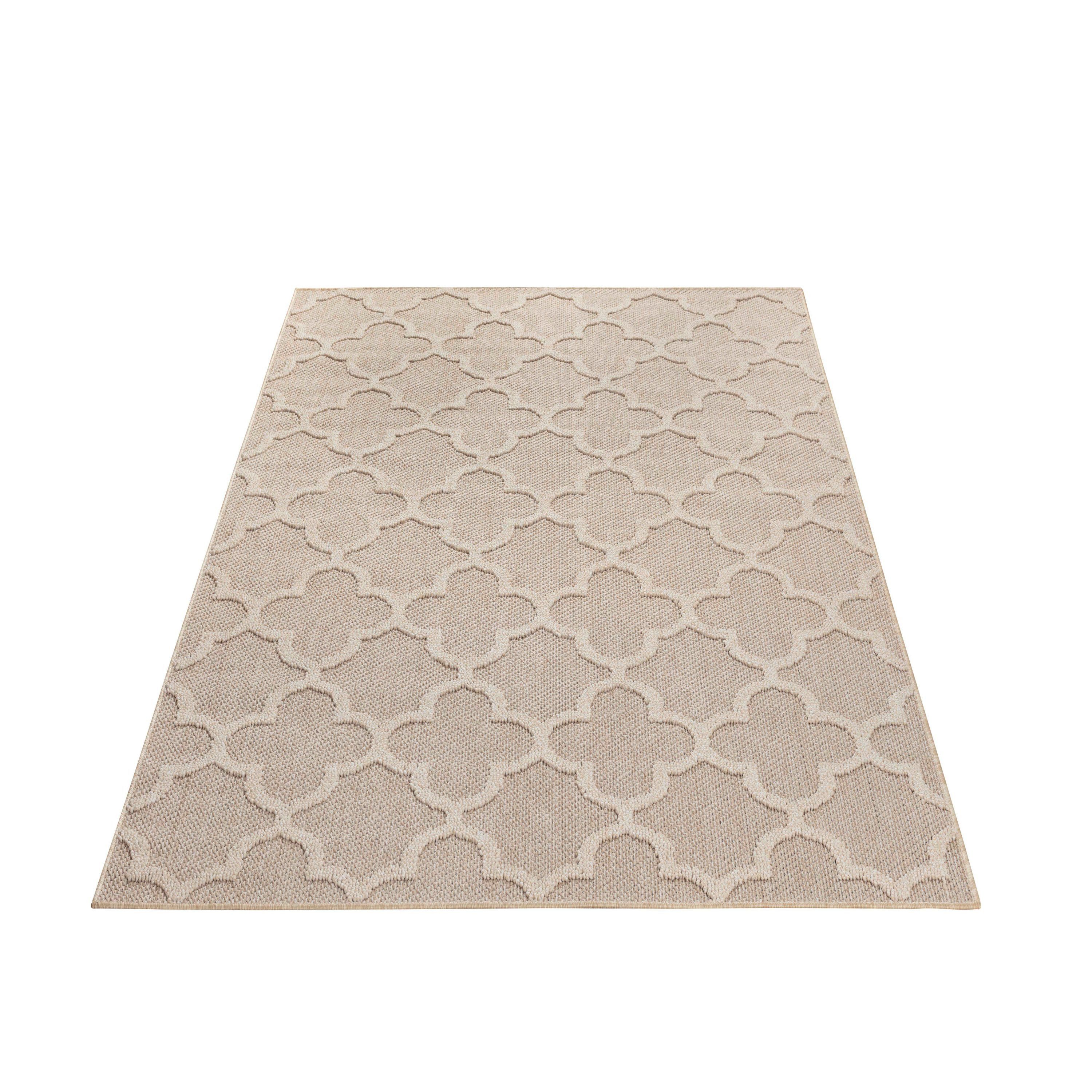 SIMPEX24 Outdoorteppich Skandinavisches Design, Läufer, Höhe: 8 mm, In & Ou günstig online kaufen