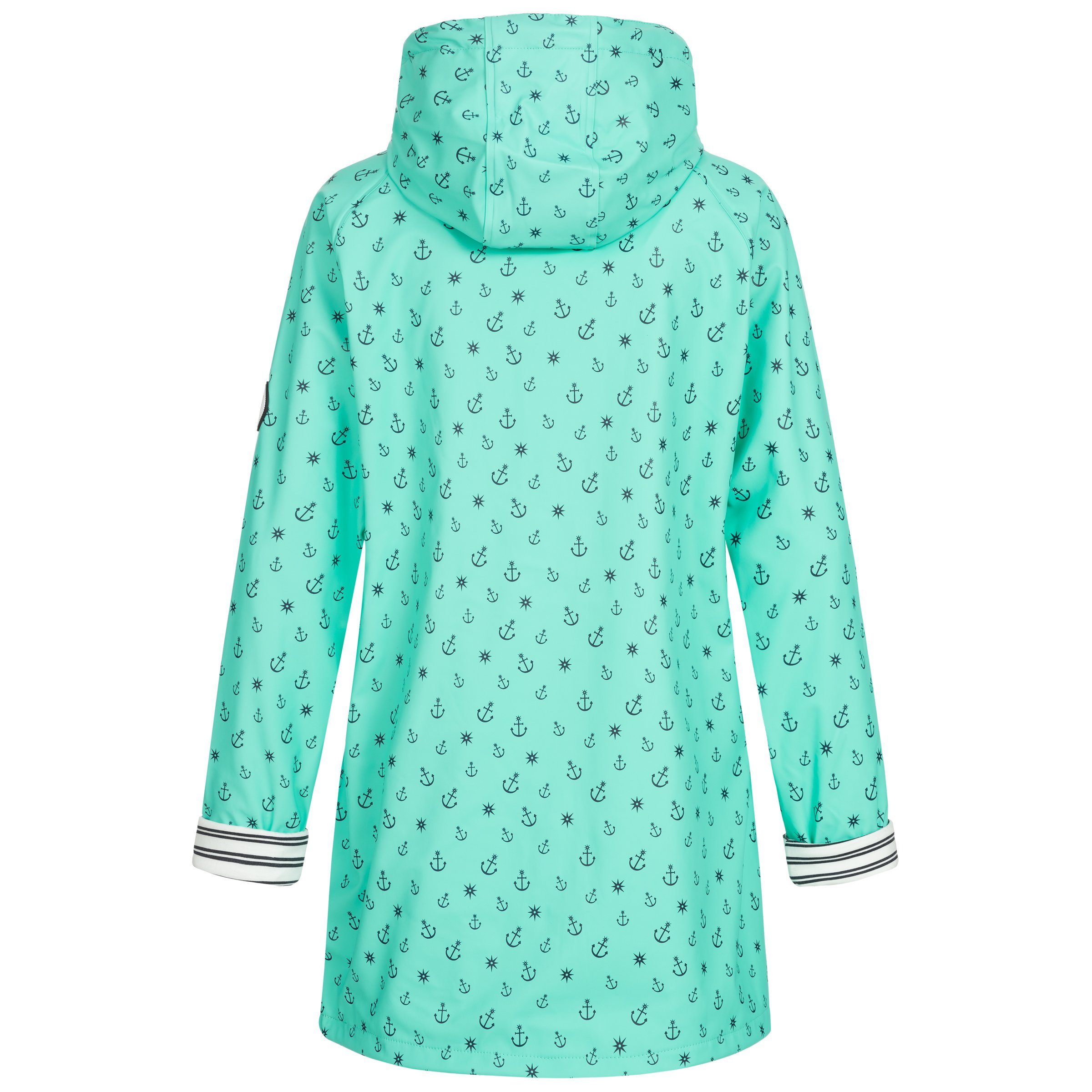 auch Regenjacke Größen CS WOMEN in erhältlich Großen turquoise Friesennerz #ankerglutzauber DEPROC Active