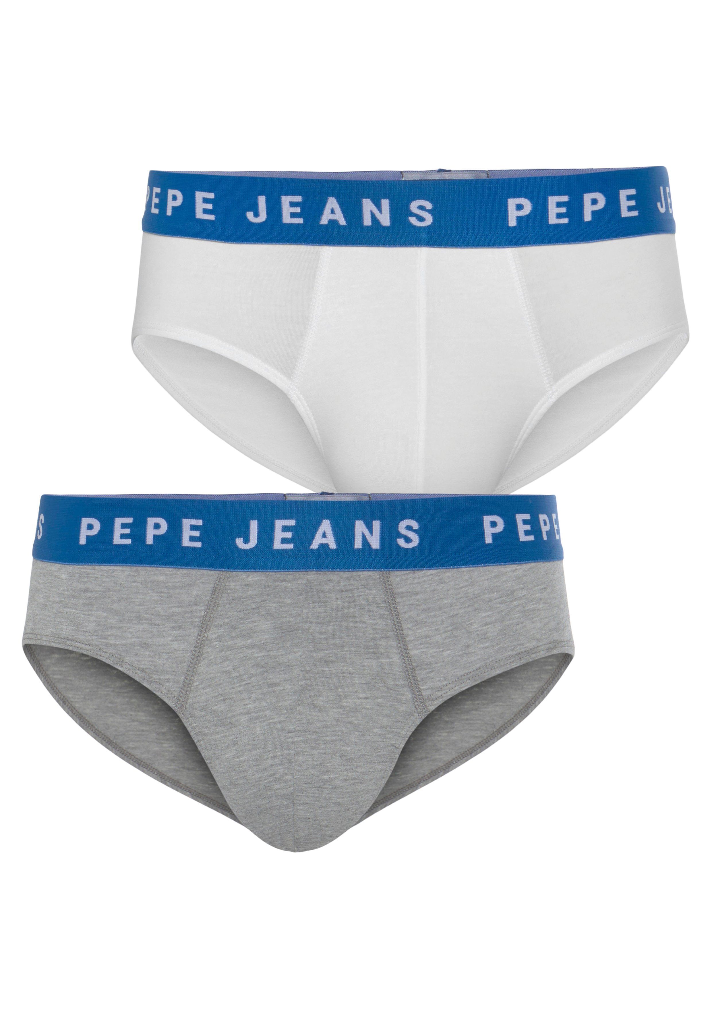 Pepe Jeans Slip (Packung, 2-St) grey marl