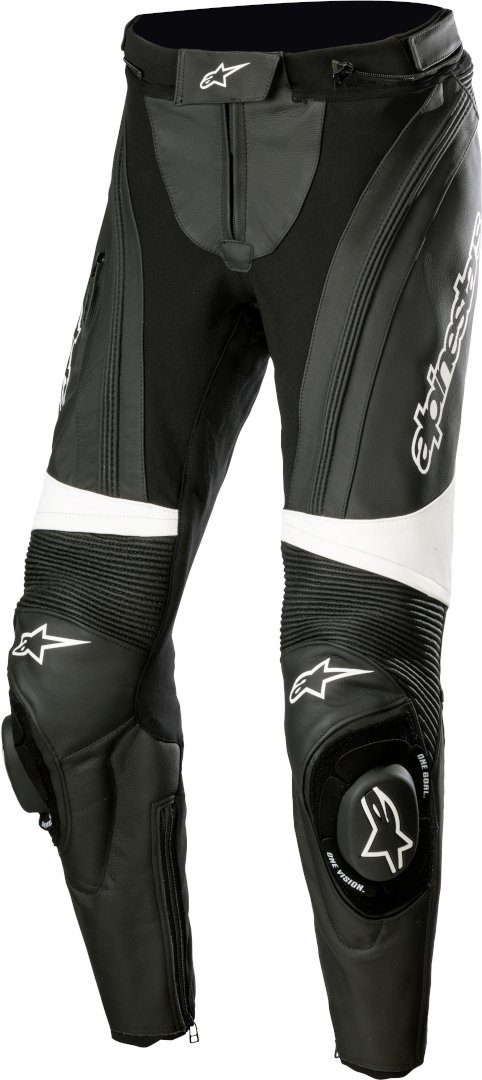 Alpinestars Motorradhose Stella Missile V3 Damen Motorrad Lederhose Knieschleifer enthalten