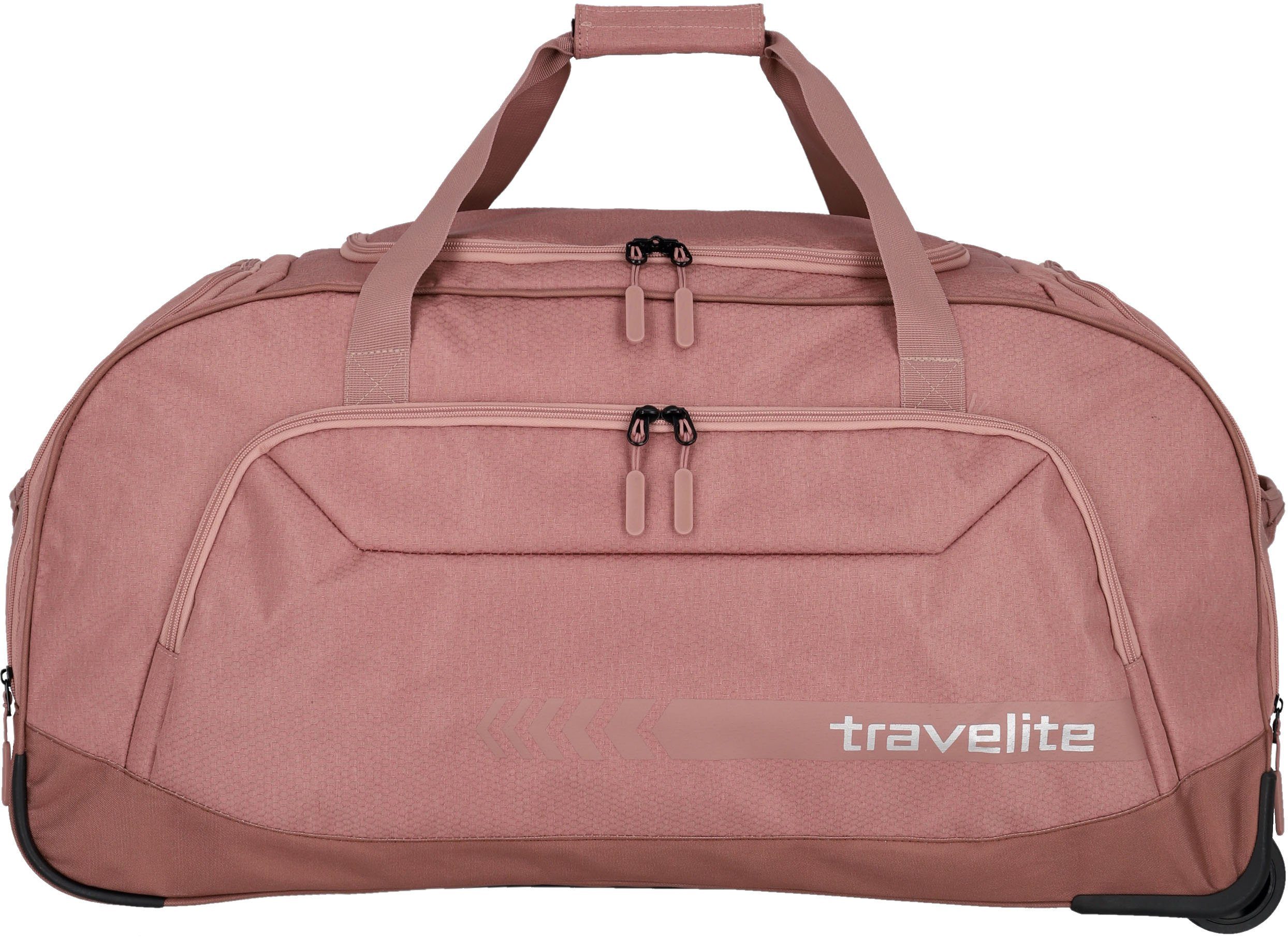 travelite Reisetasche Kick Off XL, 77 cm, mit Trolleyfunktion rosa