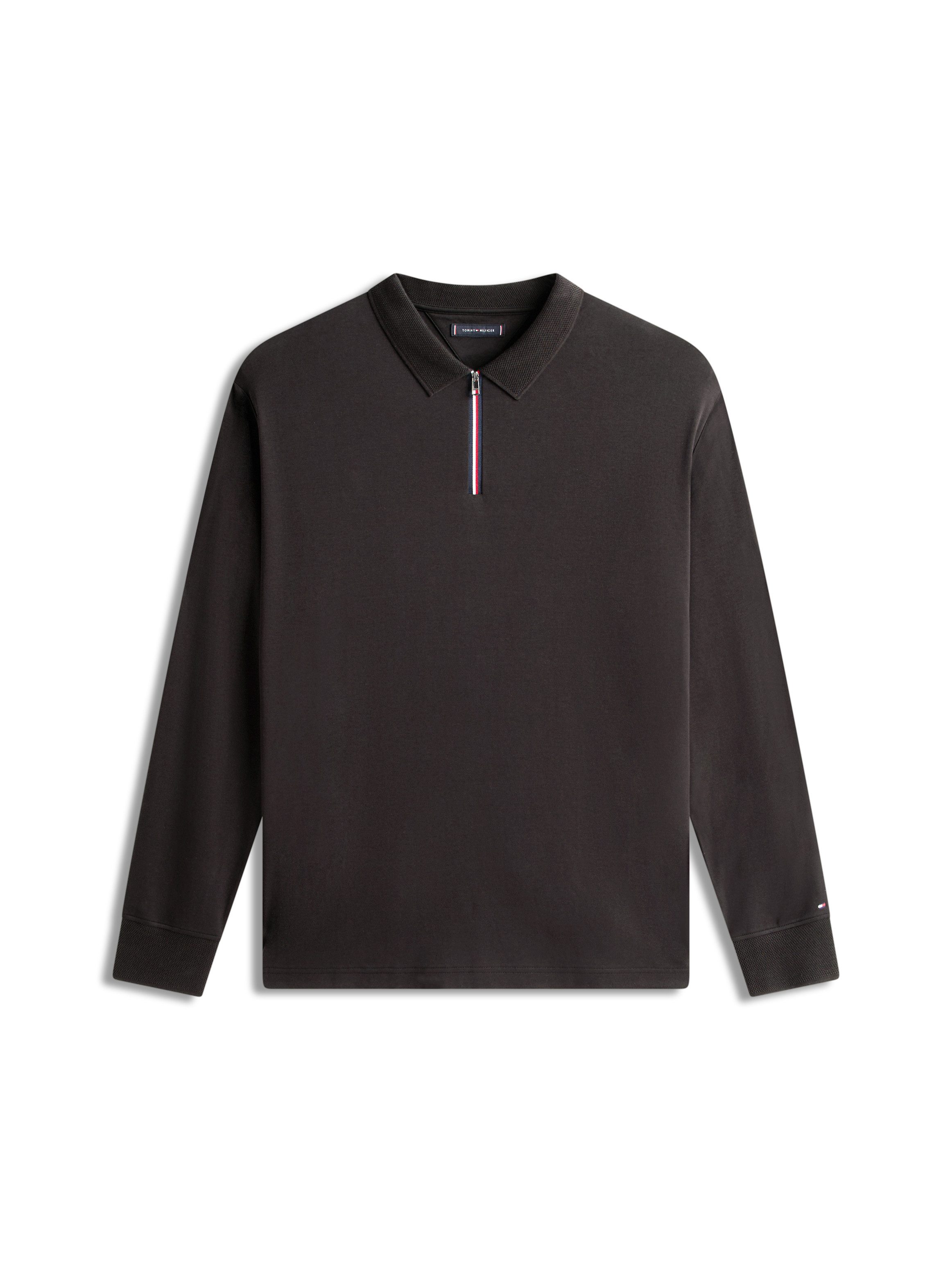 Tommy Hilfiger Big & Tall Langarm-Poloshirt ZIP INTERLOCK POLO Große Größen – Bild 4 von 5