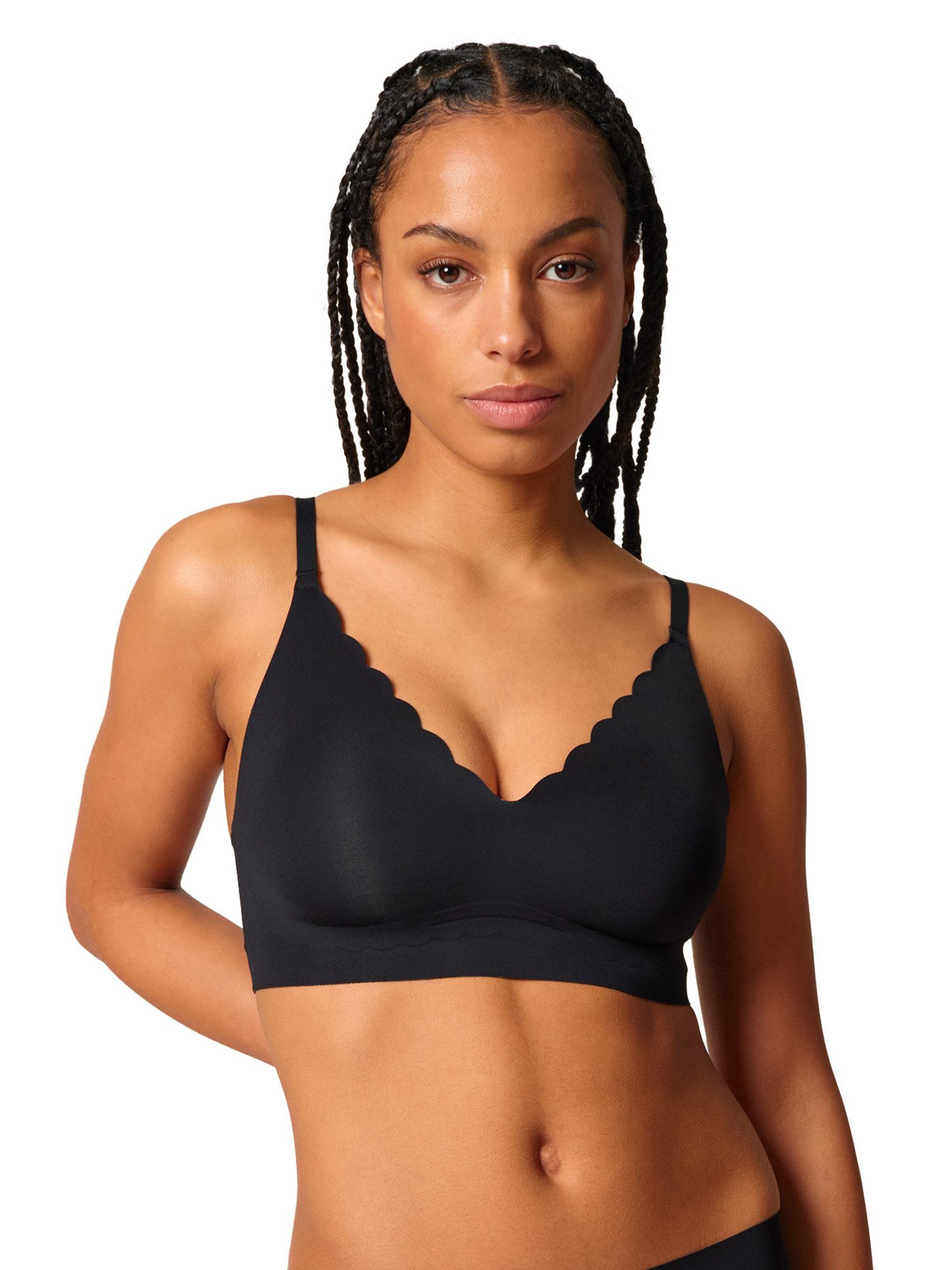 Skiny Bustier Bustier mit herausnehmbaren Pads Sensation (Stück, 1-tlg) verstellbare Träger, auch überkreuzt tragbar