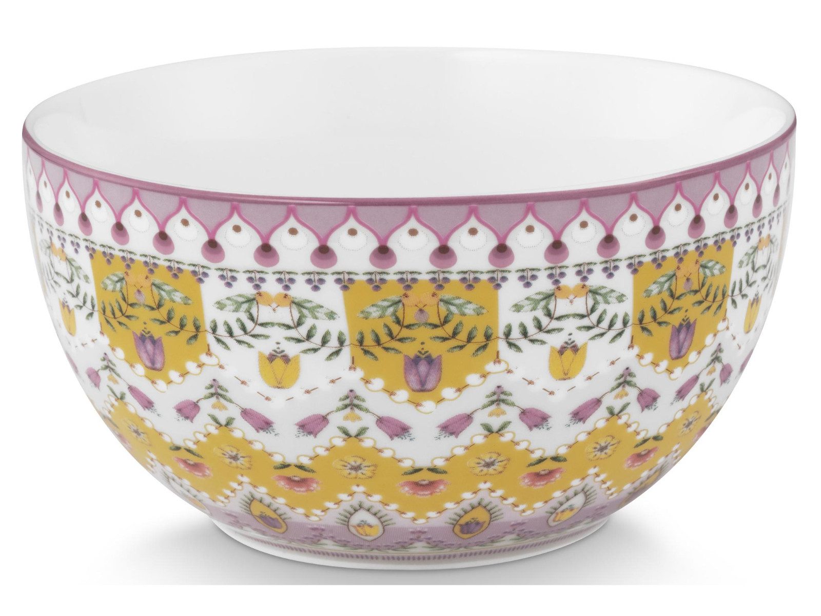 PiP Studio Müslischale Lily&Lotus Moon Delight Yellow Bowl 12cm, Porzellan, (Bowls)