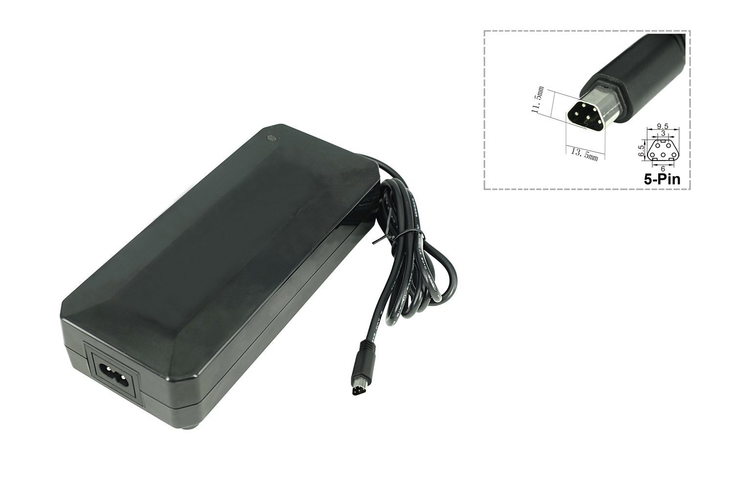 PowerSmart CPF160L1303E.501 Batterie-Ladegerät (Netzteil 48V 3A Ladekabel  für Akku E-Bike Elektrofahrrad Pedelec)