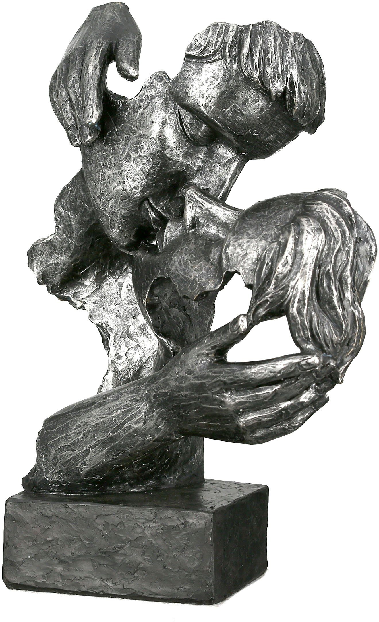 GILDE Dekofigur Skulptur Addiction, anthrazit (1 günstig online kaufen