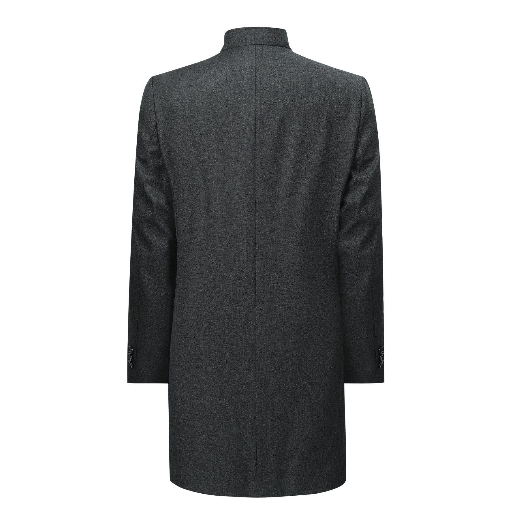 Allthemen Trenchcoat Herren Business Trenchcoat mit Stehkragen Schlanke Passform