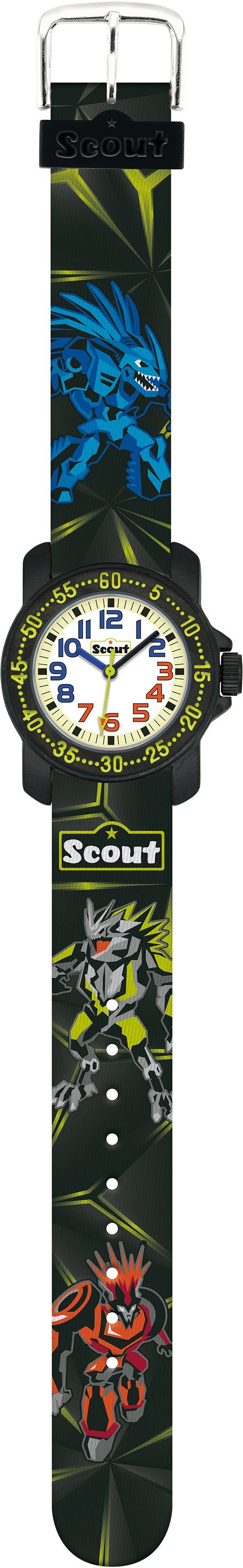 als auch Geschenk ideal Scout Boys, Action Quarzuhr 280376041,