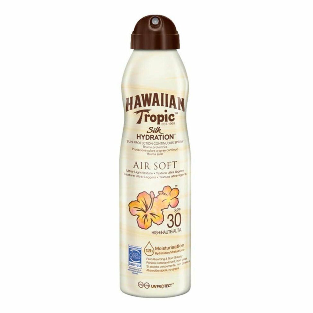 177ml Silk LSF30 Lotion Hydration Air Sonnenschutzpflege Hawaiian Soft Sun Tropic Hawaiian Tropic Spray