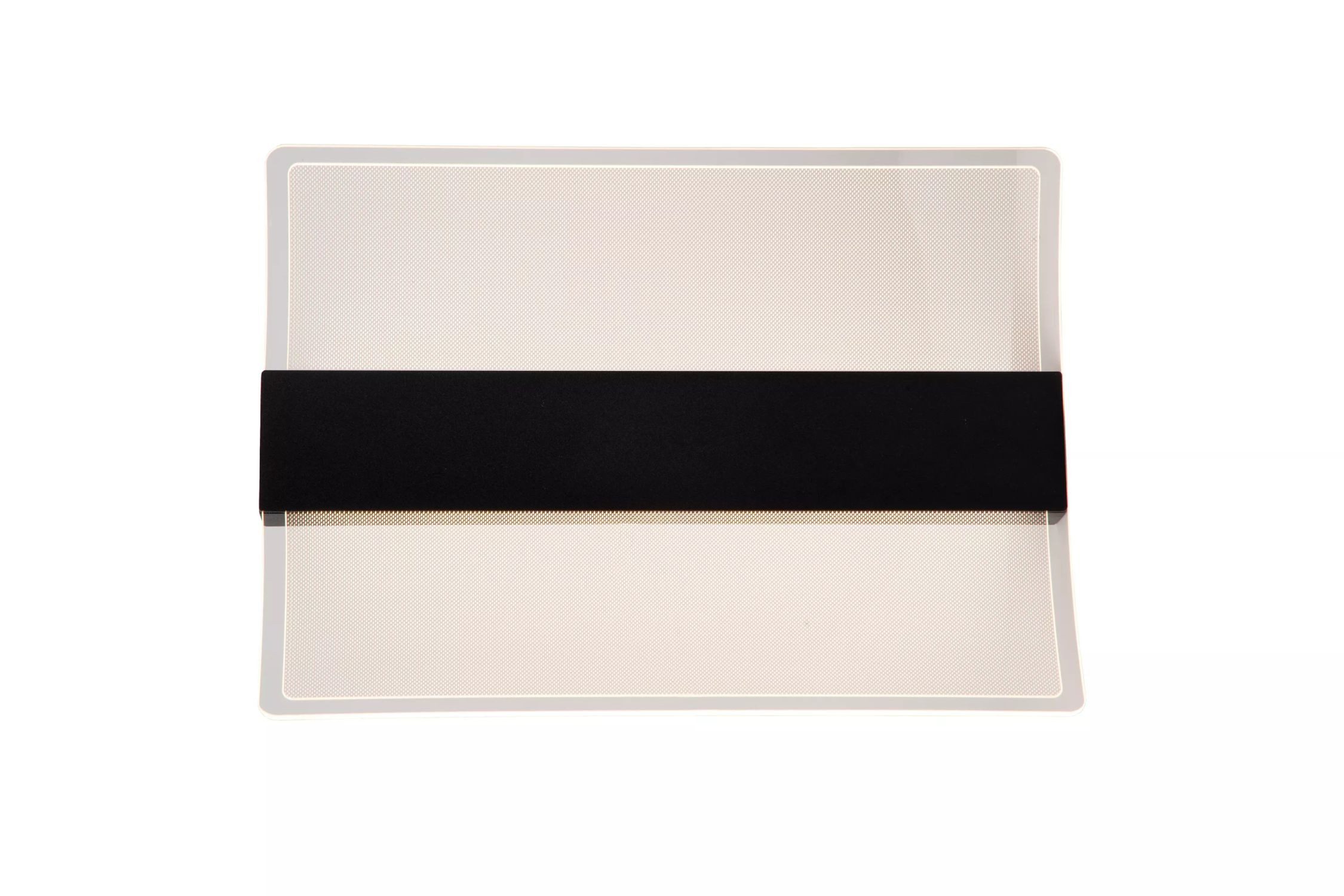 Licht-Erlebnisse Wandleuchte FILO, LED fest integriert, Warmweiß, LED IP44 3000 K warmweißes Licht 860 lm 39 cm breit Schwarz eckig