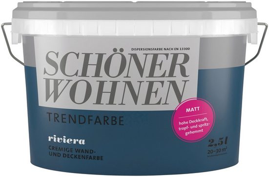 SCHÖNER WOHNEN-Kollektion Wand- und Deckenfarbe »Trendfarbe«, matt
