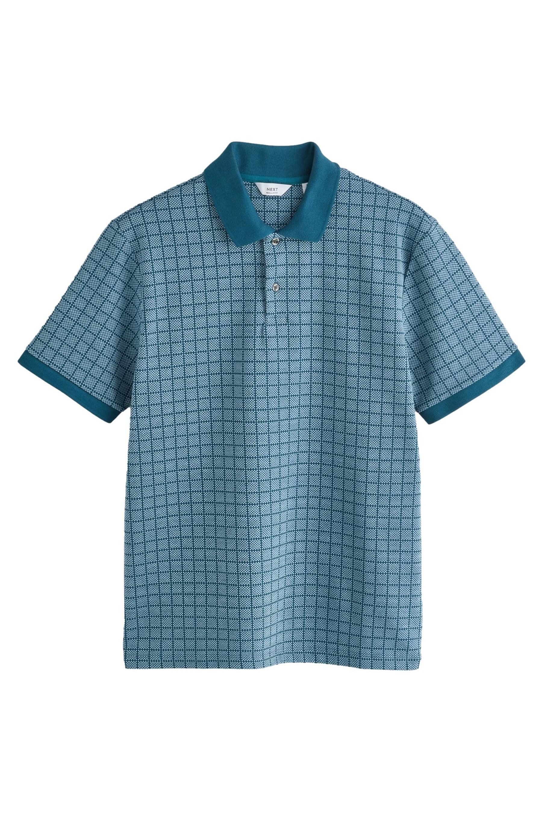 Poloshirt Gemustertes Poloshirt