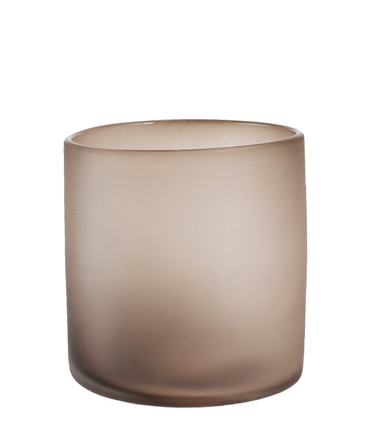 Kaheku Dekovase Kaheku Zylinder Bredy, satiniert, Braun, 15 cm hoch, 1150004011 (1 St)