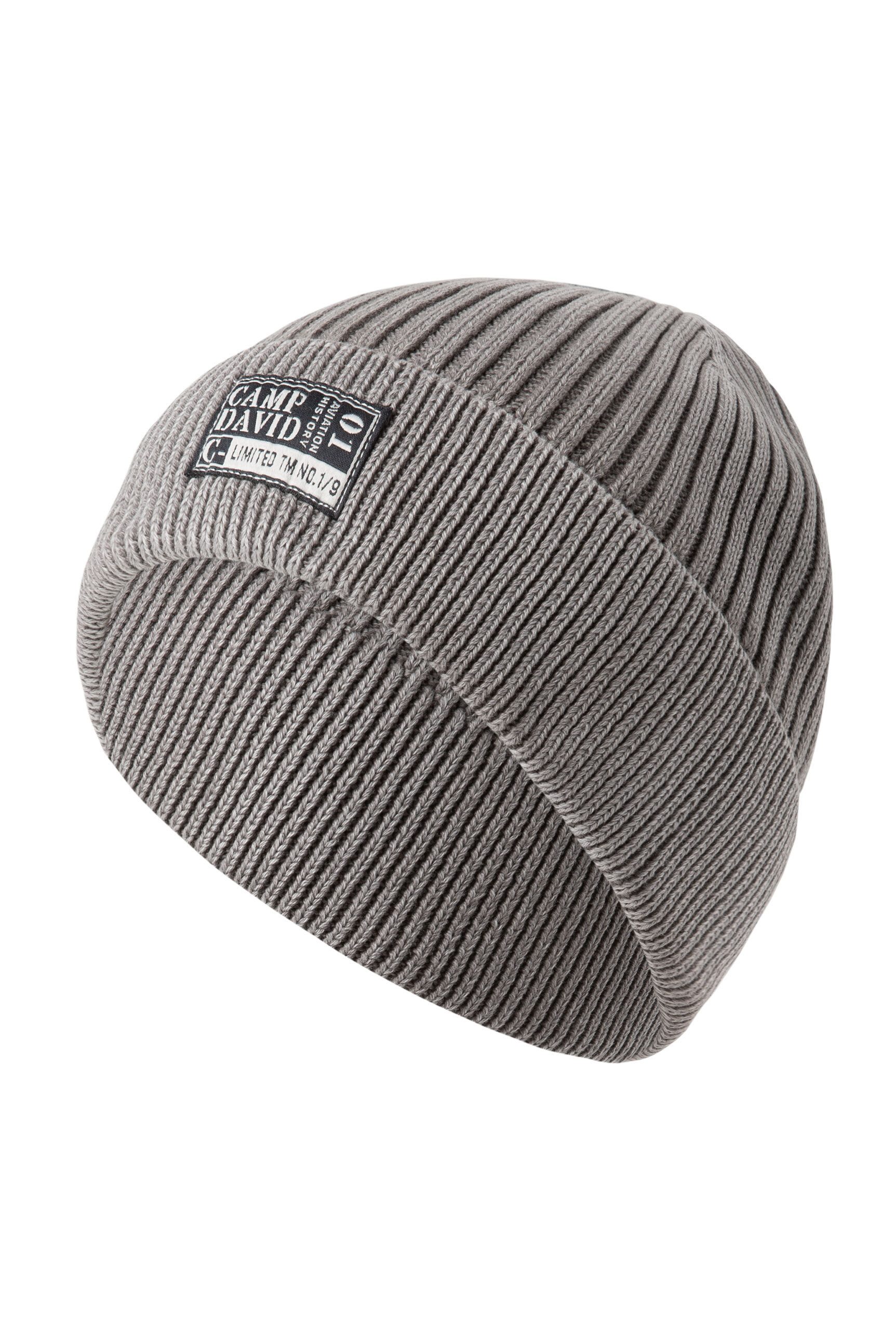 CAMP DAVID Strickmütze aus Baumwolle günstig online kaufen