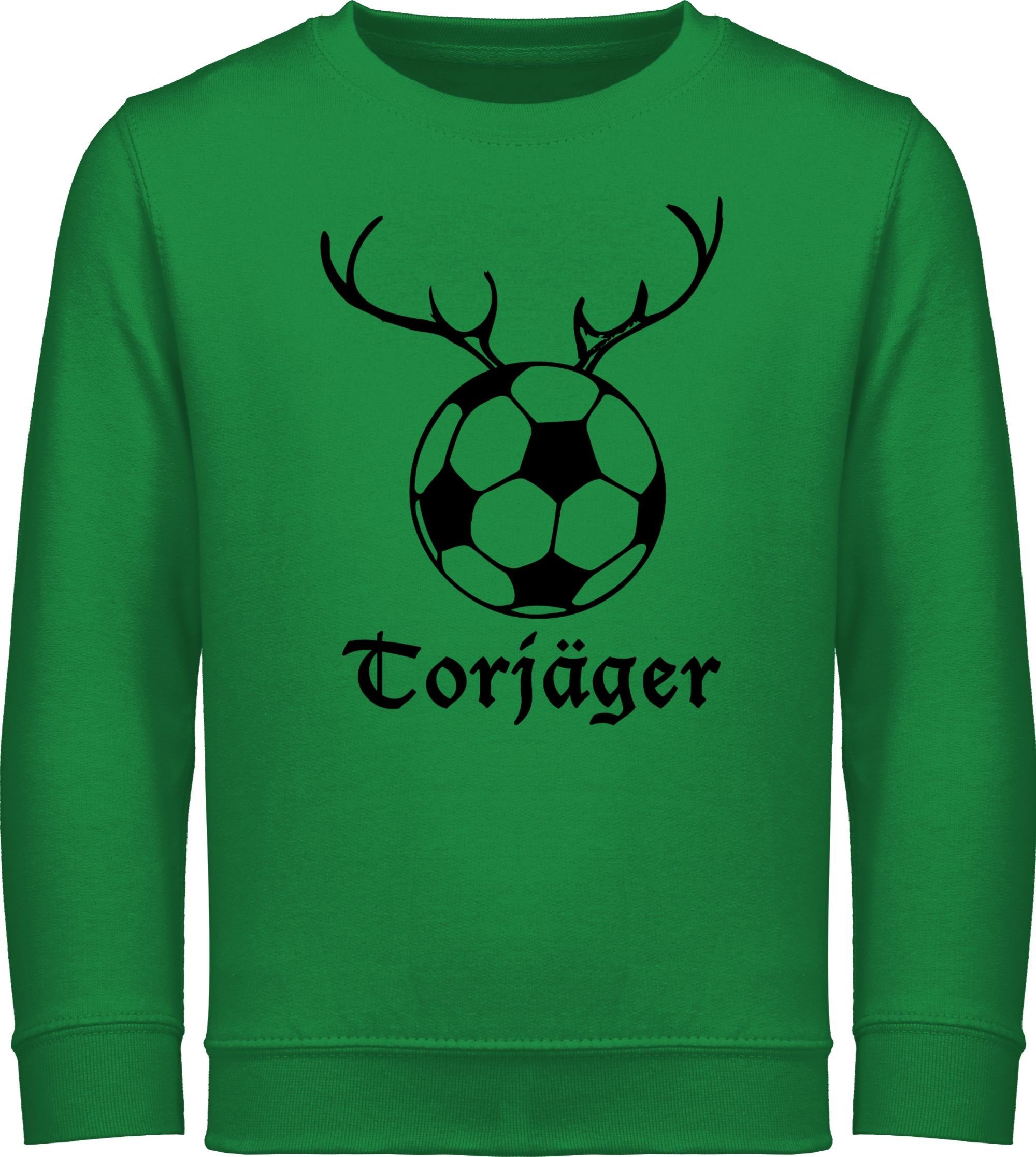 Shirtracer Grün 2024 Kinder 1 Torjäger EM Fussball Sweatshirt