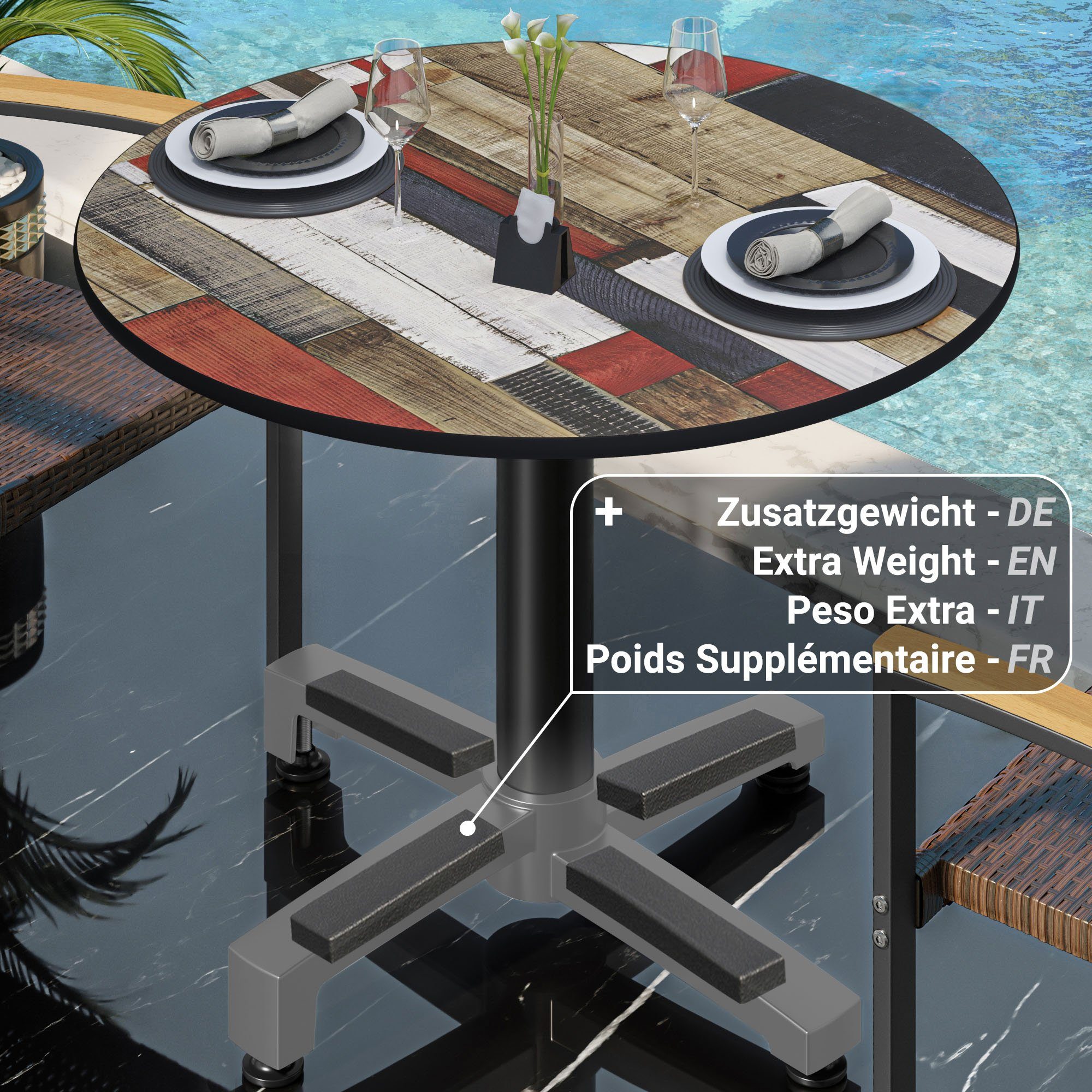 GGMMÖBEL Gartentisch CPBC