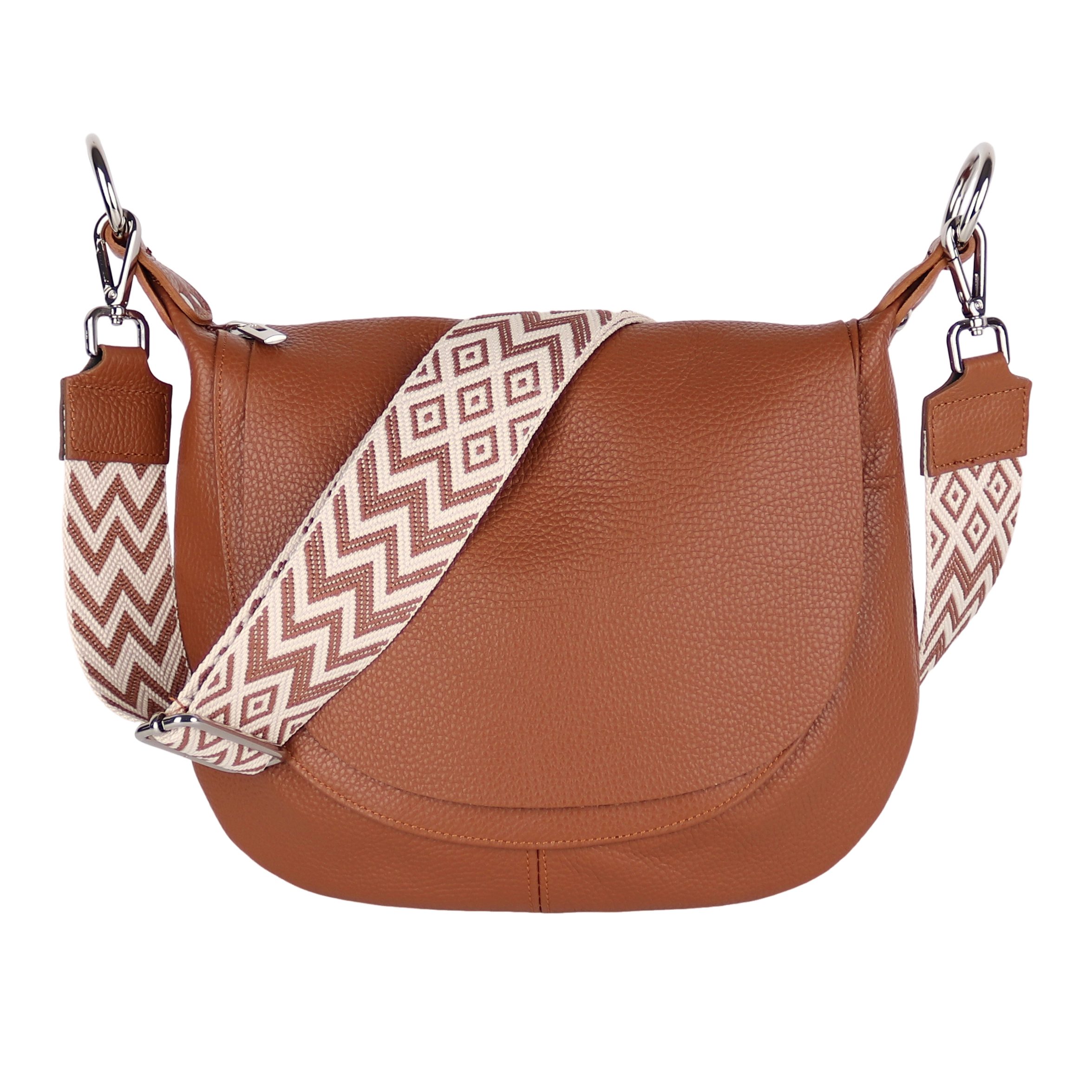 Upgrade Version (mit 2 Gurte): Cognac Boho