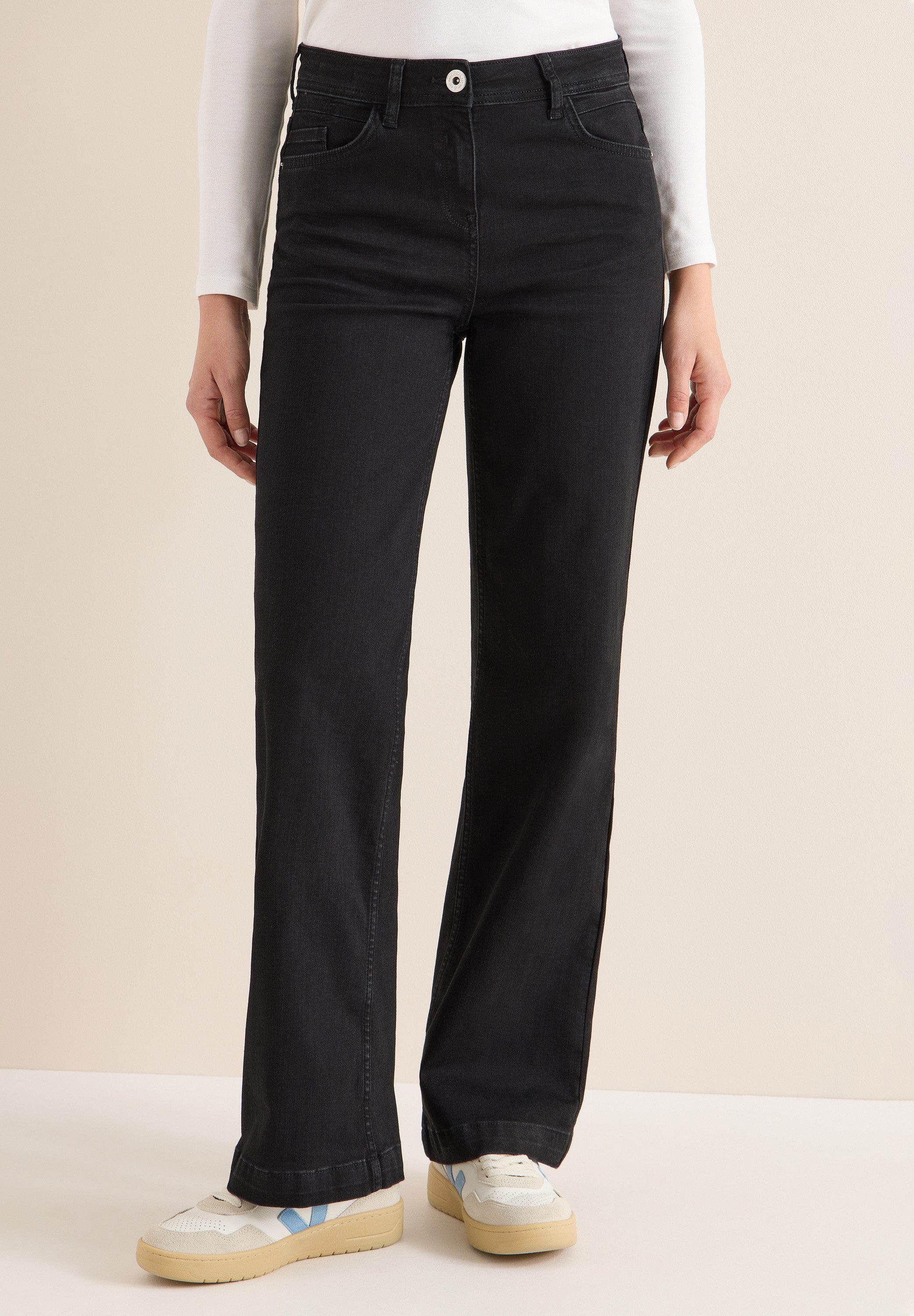 CECIL Slim-fit-Jeans High Waist