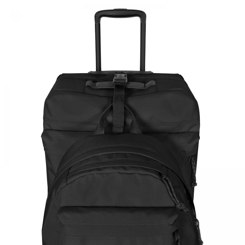 TRANVERZ Reisekoffer M Eastpak Black, DOUBLE Rollkoffer, Trolley Reisetasche, Reisetrolley,